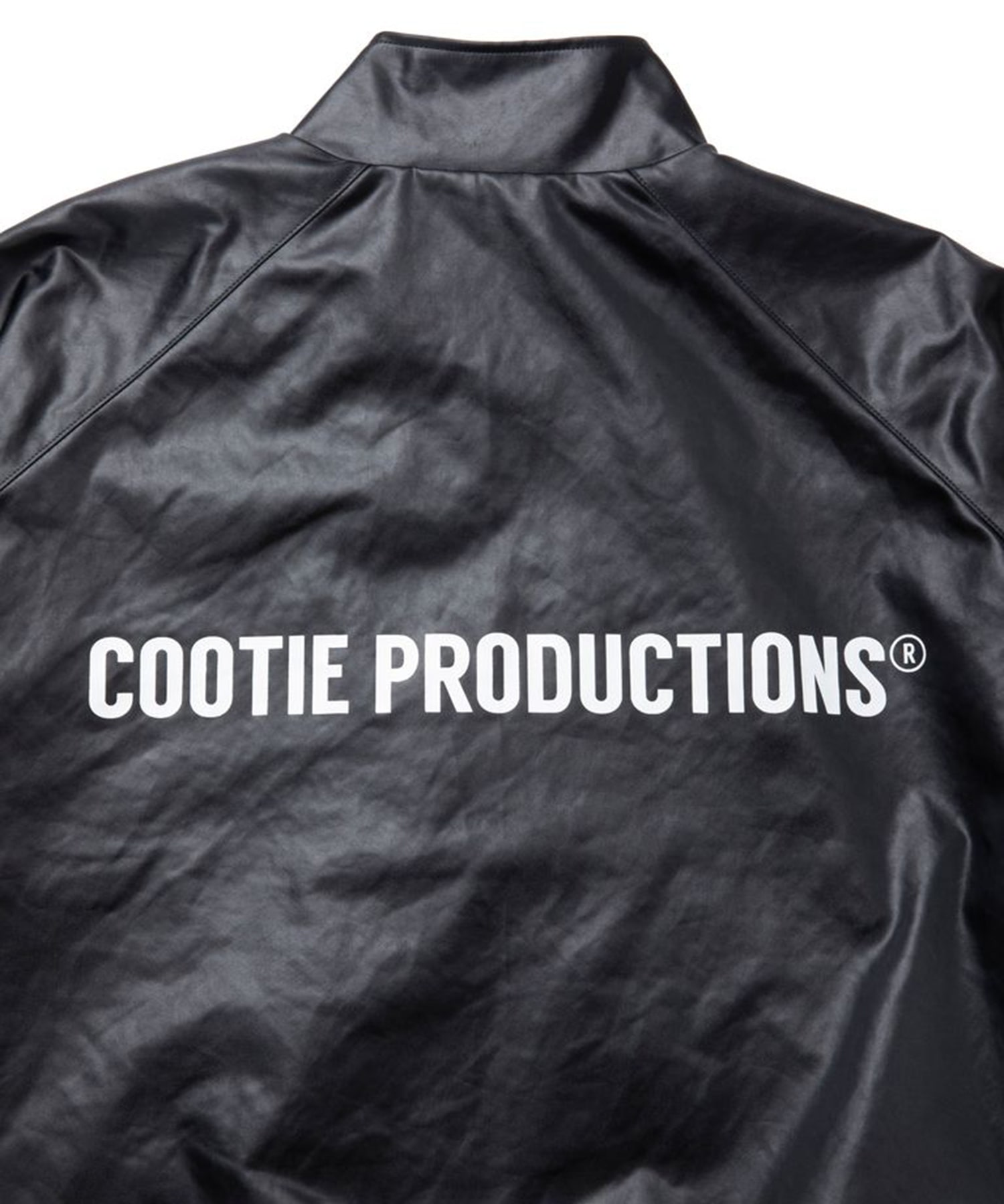 Damp Coated Satin Track Jacket COOTIE PRODUCTIONS
