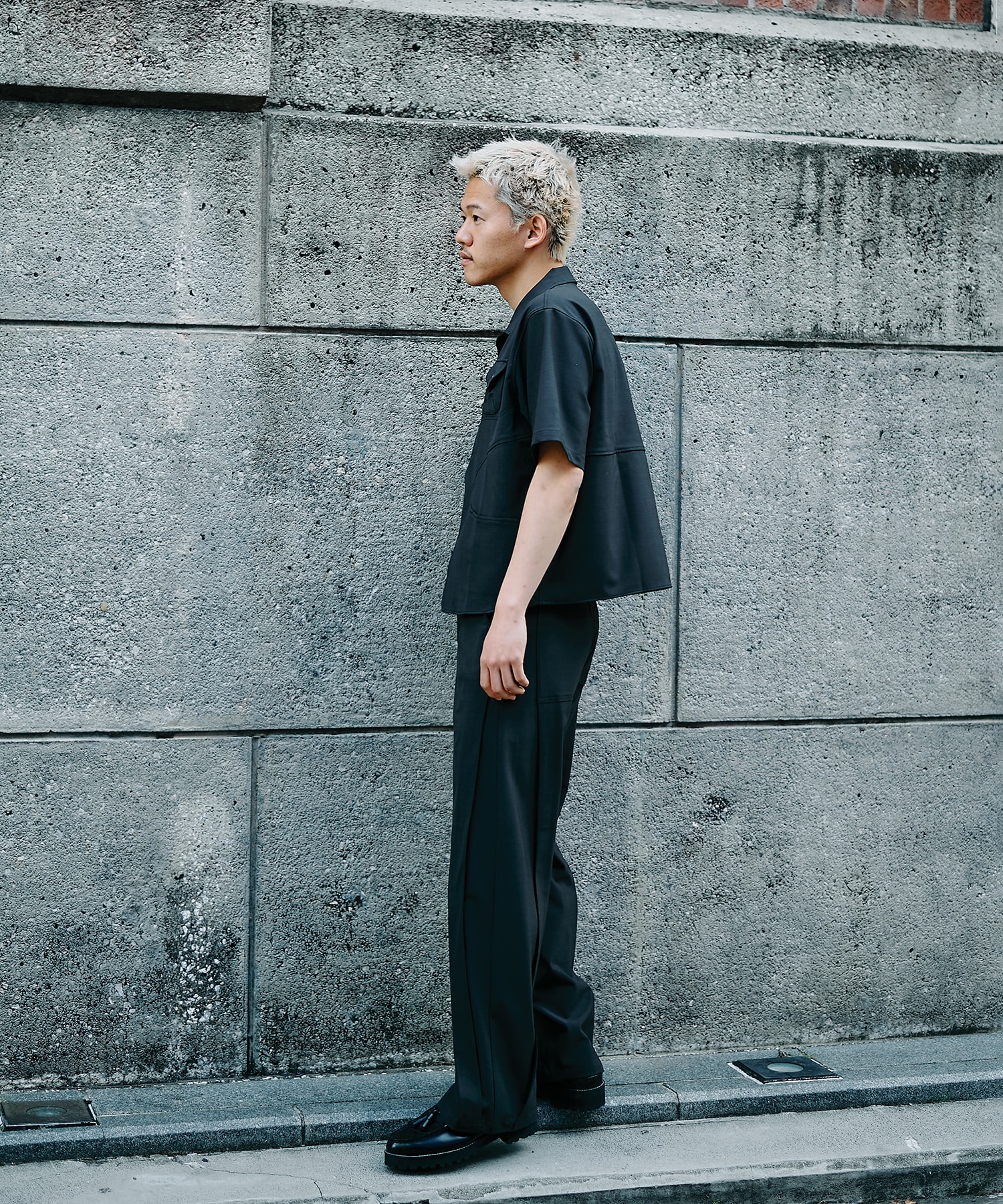 別注 RADIANCE NAVY SHIRTS STEAF
