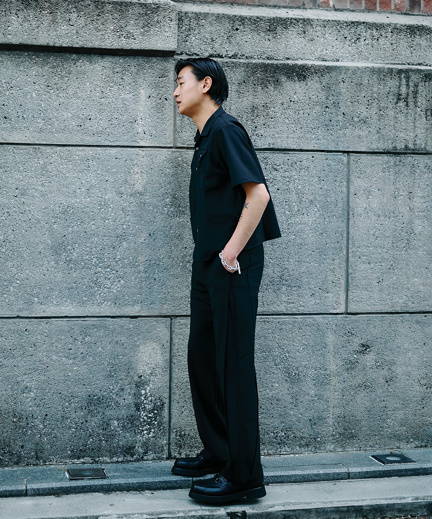 別注 RADIANCE NAVY SHIRTS STEAF