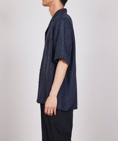 SILK OPEN COLLAR SHIRT MARKAWARE/marka