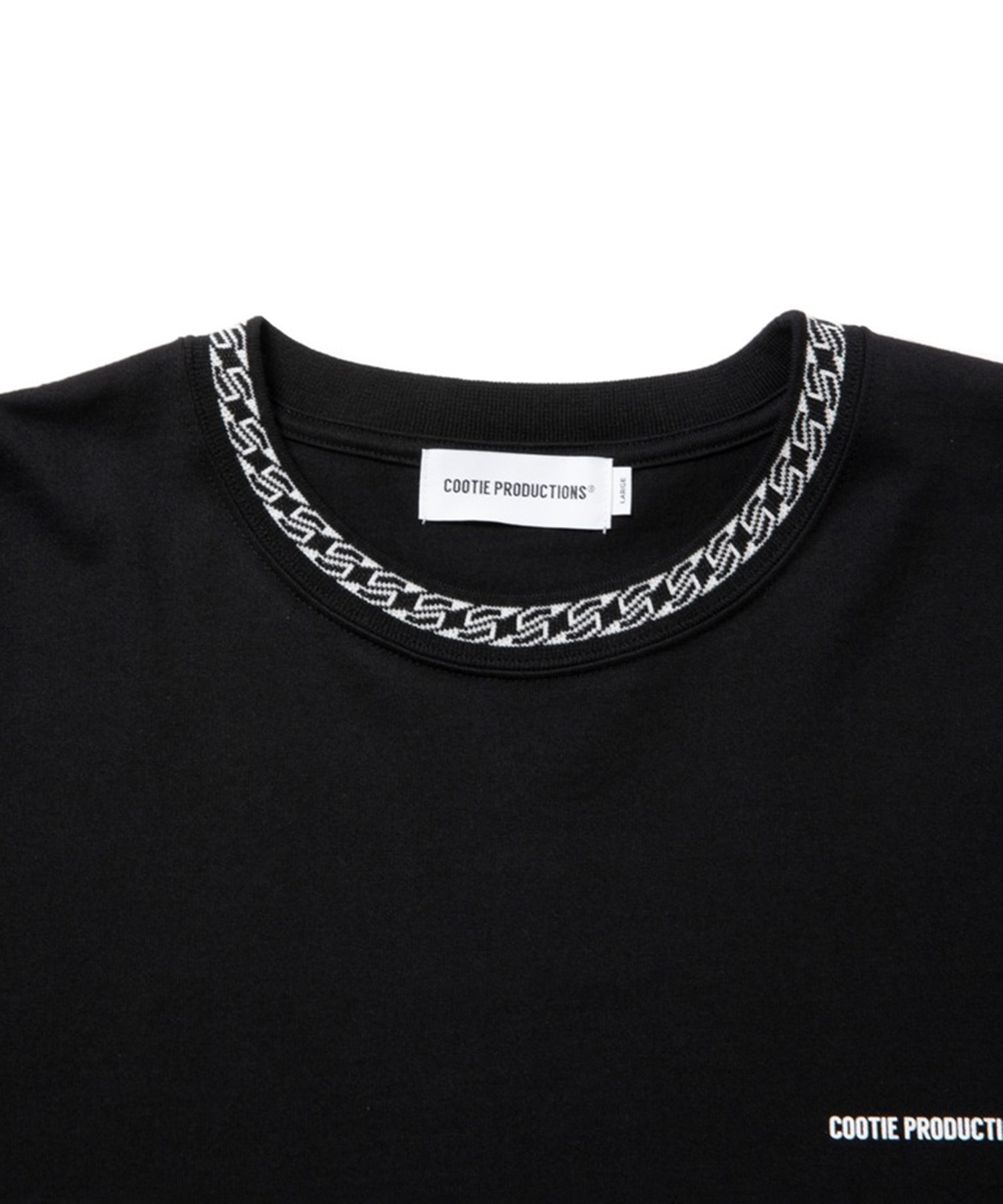 Jacquard Neck S/S Tee COOTIE PRODUCTIONS