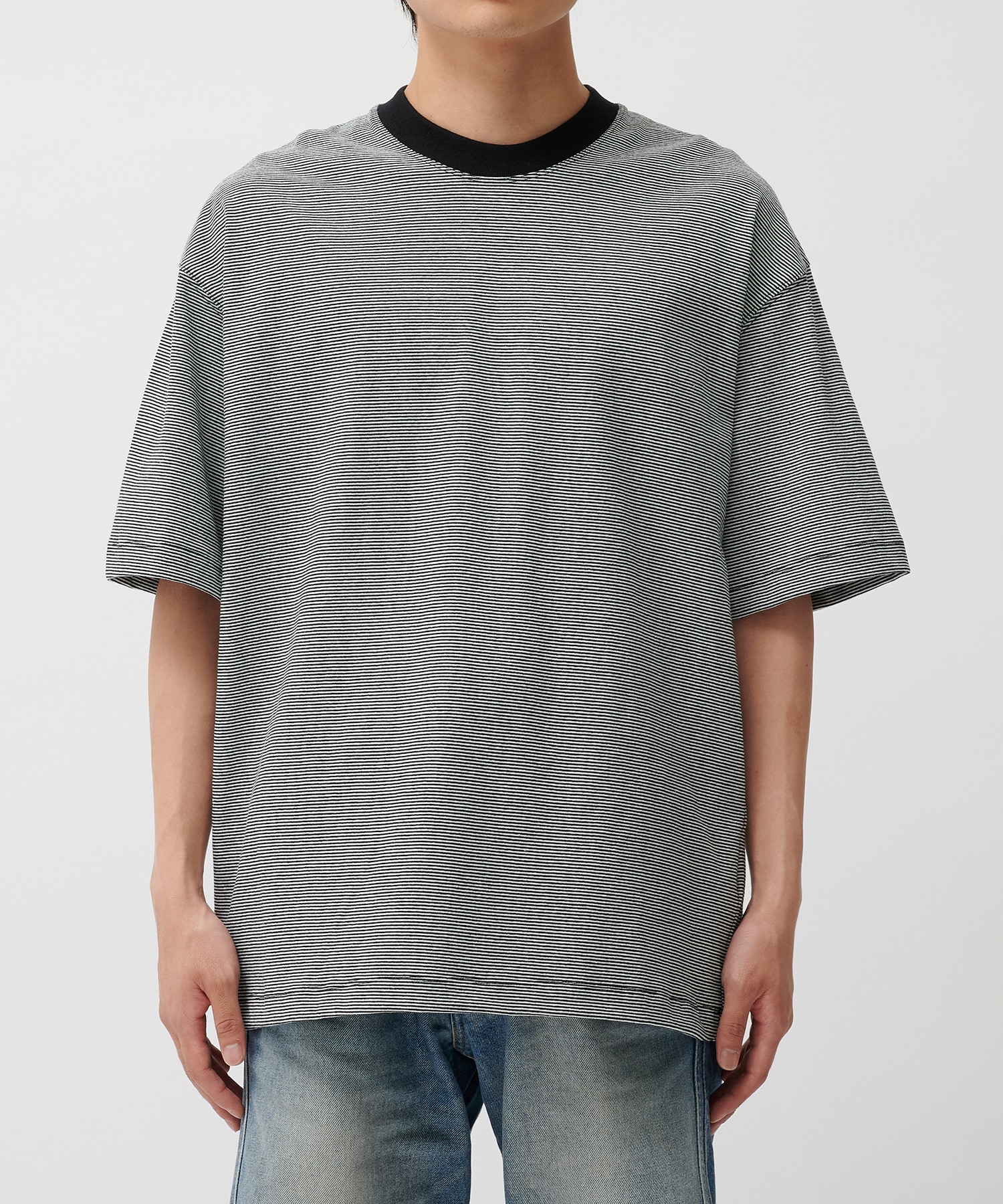 NARROW BORDER S/S TEE SHIRTS alvana