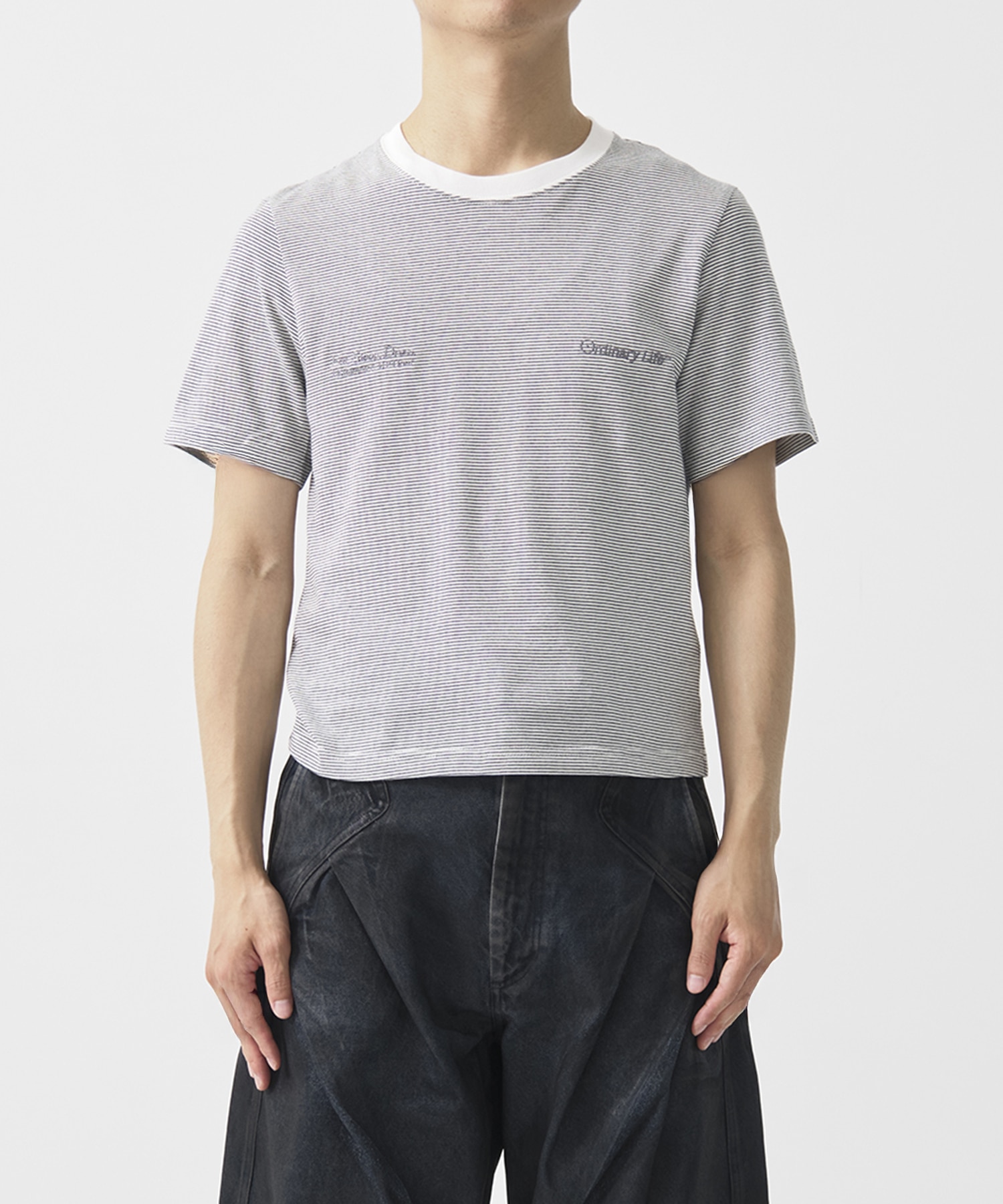 別注 ORDINARY COMPACT TEE  BORDER SHINYAKOZUKA