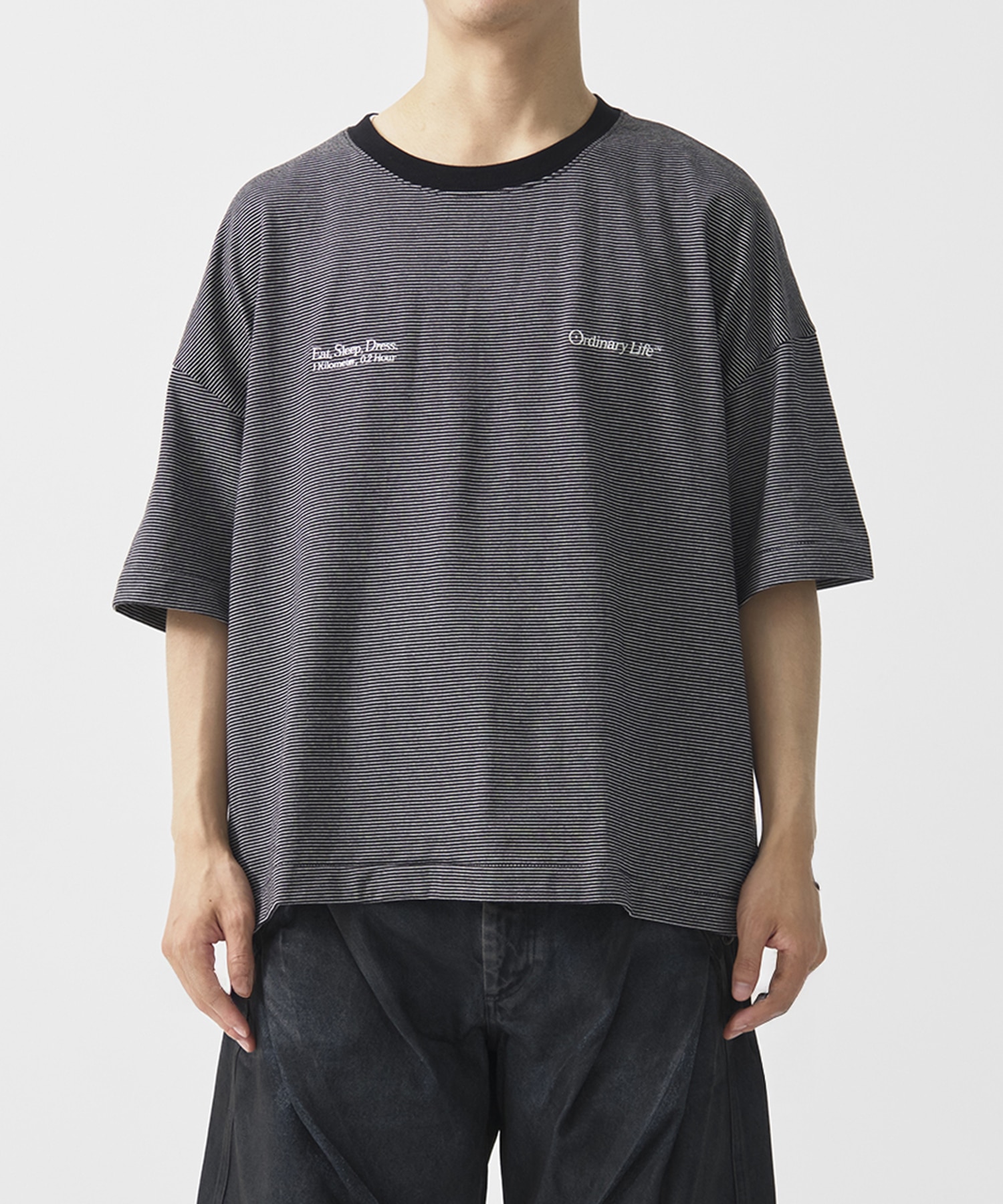 別注 ORDINARY FA TEE  BORDER SHINYAKOZUKA