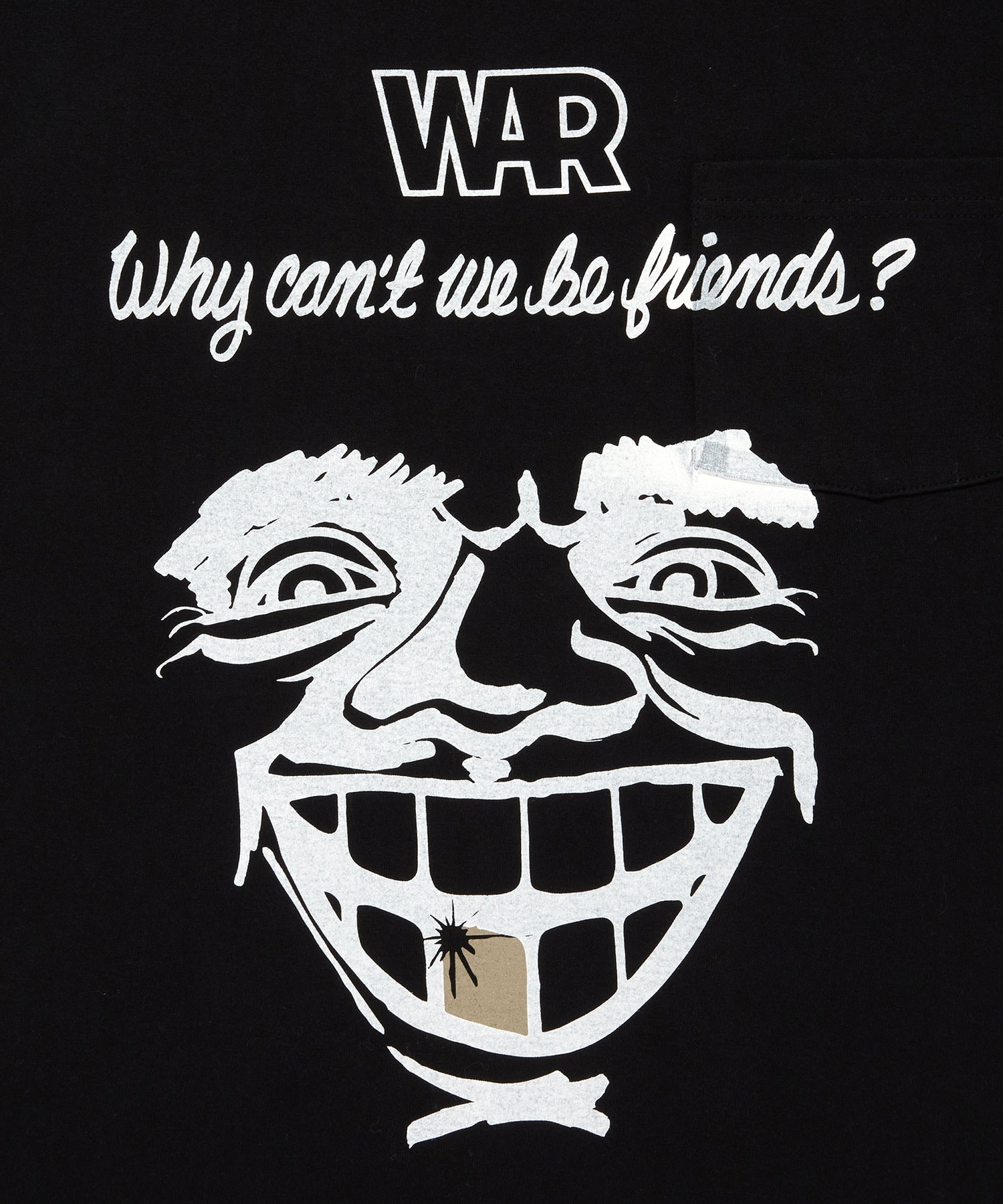 CITY COUNTRY CITYx WAR_COTTON POCKET T-SHIRT_WHY CANT WE BE CITY COUNTRY CITY