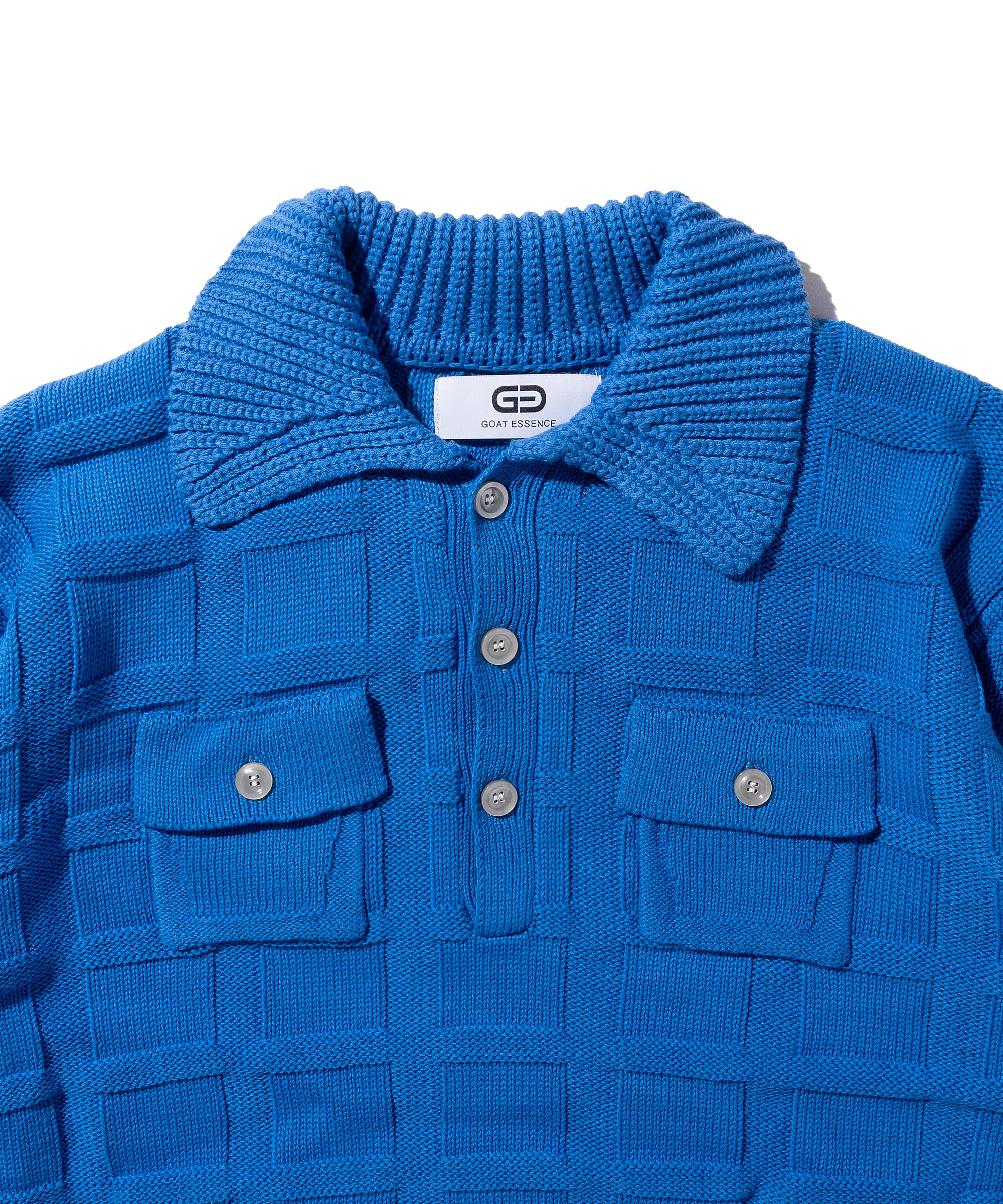 KNIT POLO SHIRT GOAT ESSENCE