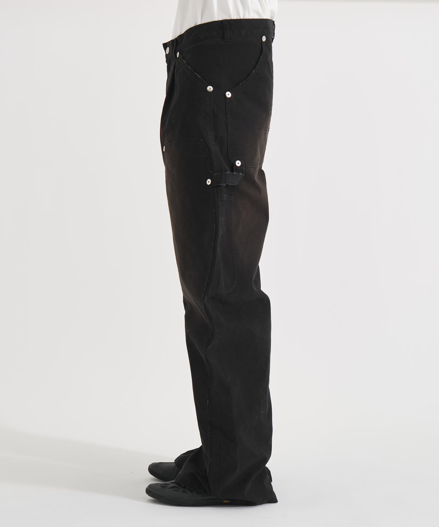 DUCK DOUBLE KNEE CURVED LEG PANTS CONZ