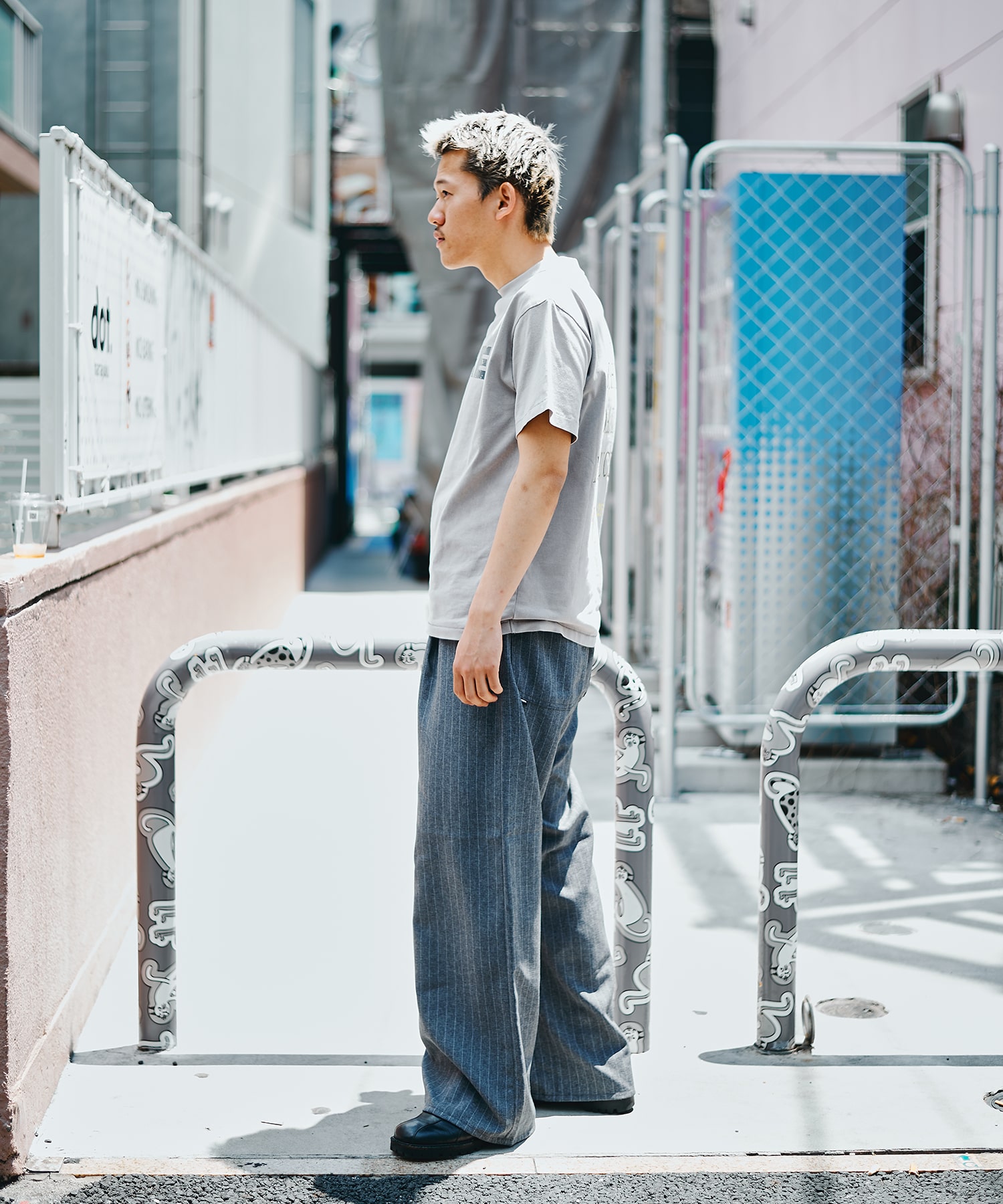 別注 WIDE ONE TUCK STRAIGHT SLACKS JieDa