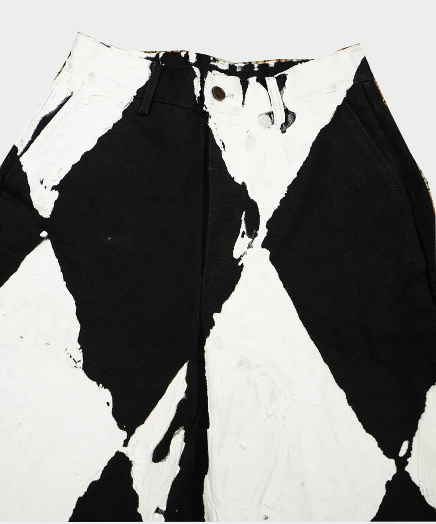 Printed Dia Wide Shorts Fujimoto
