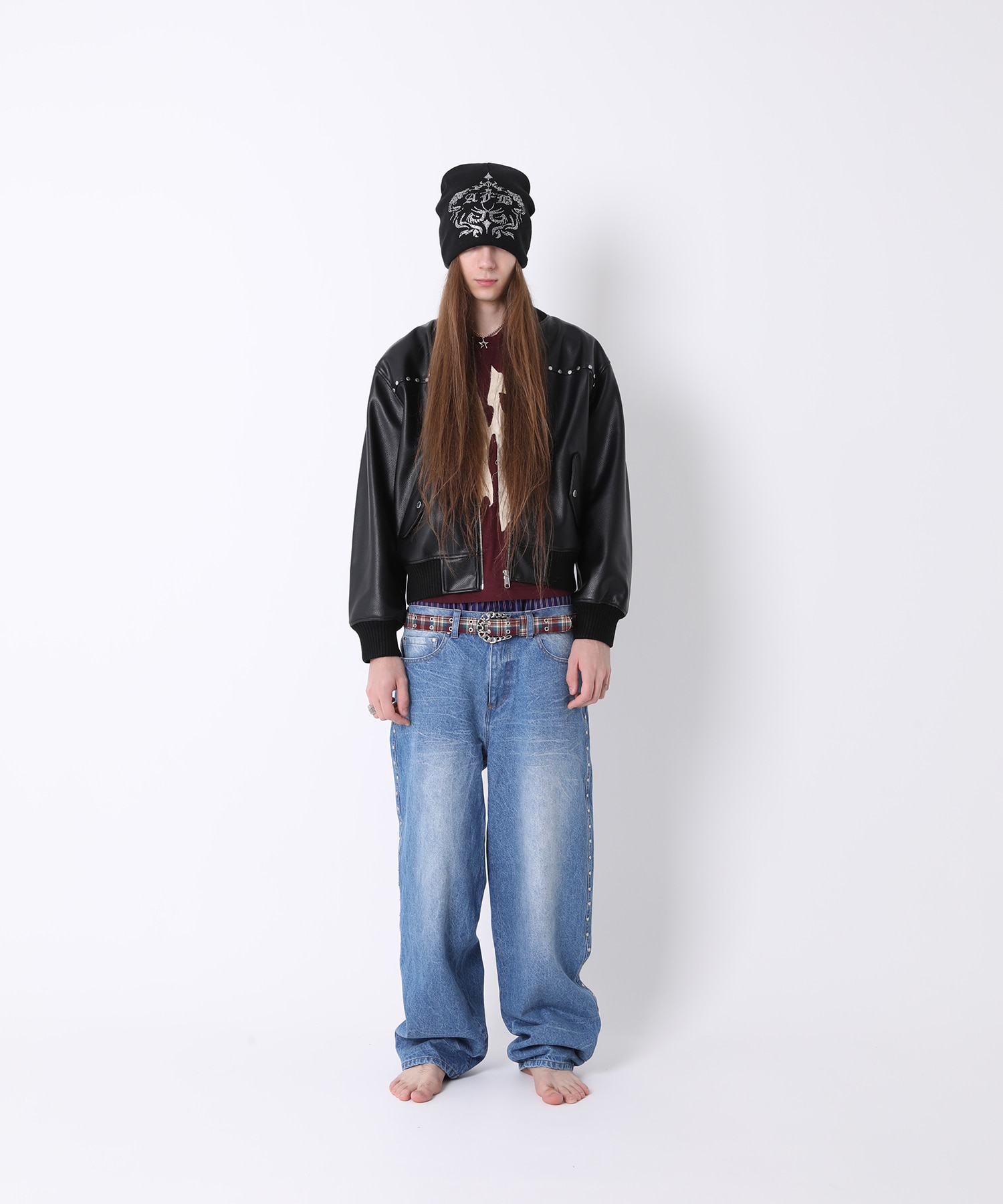 STUDDED BOMBER JACKET AFB