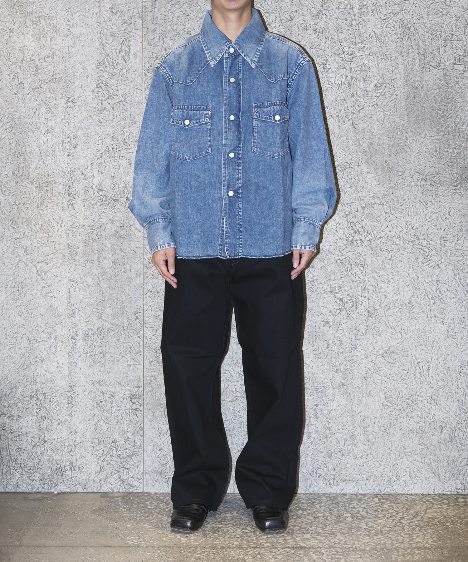 JUVENILE DENIM WESTERN SHIRT KOOKY ZOO