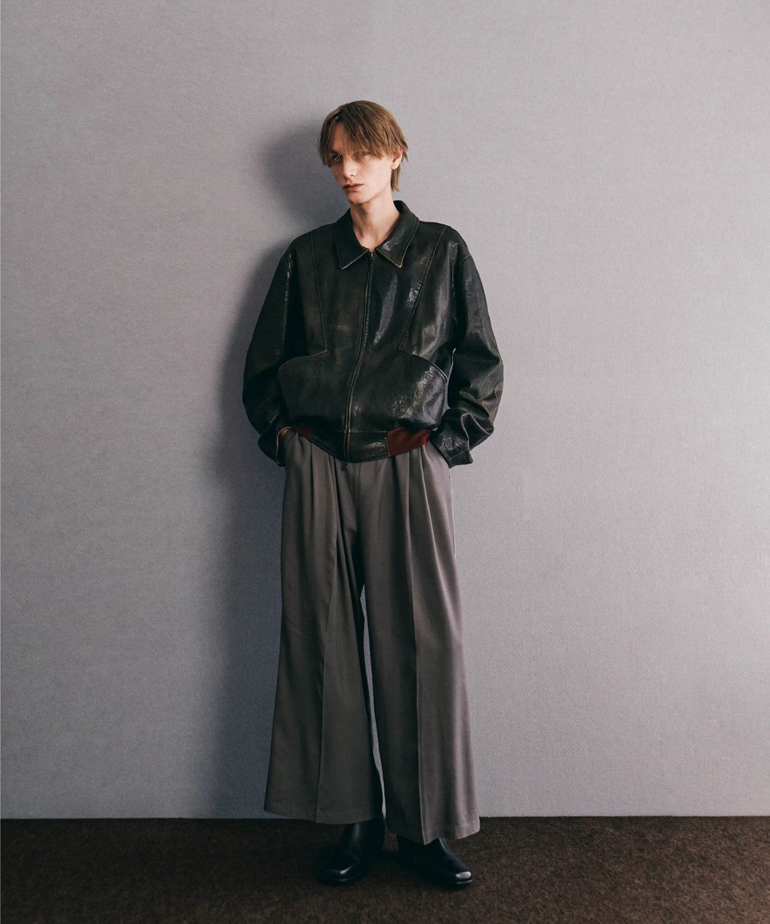 CRACK TERRY BLOUSON ANTHEM A