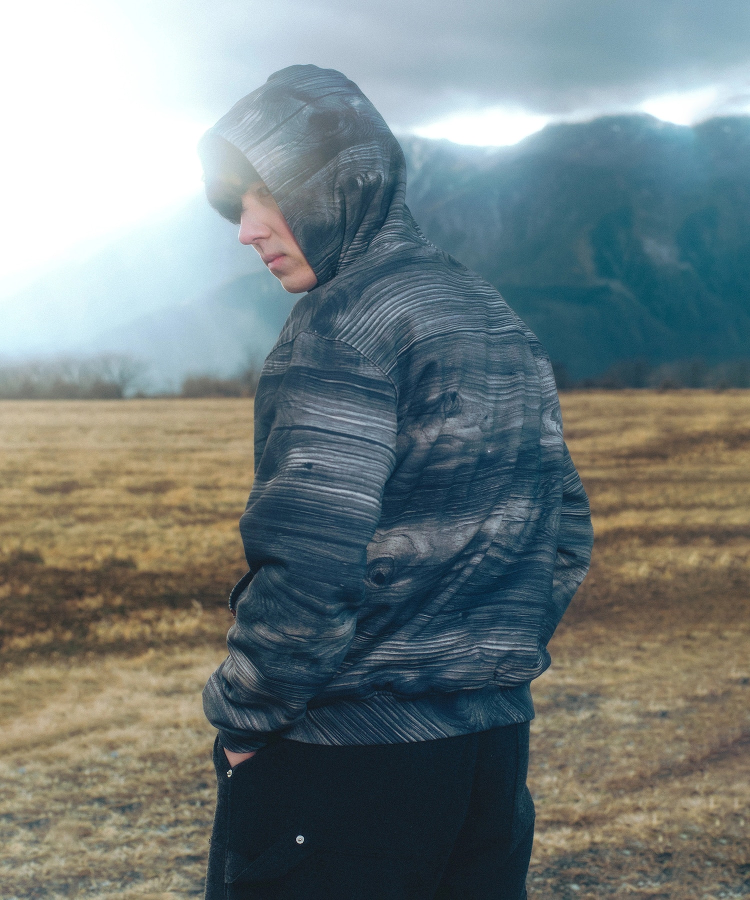 GRAIN ZIP HOODIE PARANOID