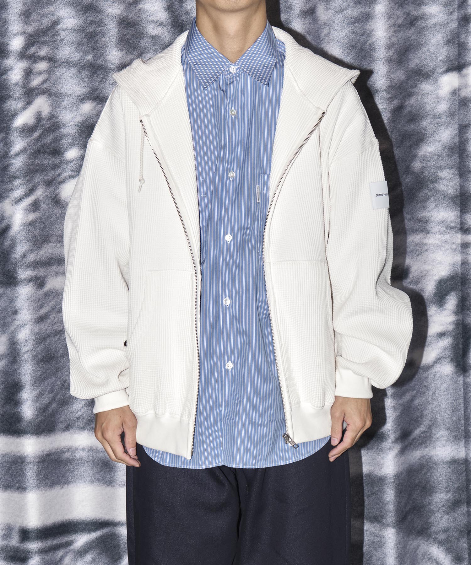 N/C Waffle Zip Hoodie COOTIE PRODUCTIONS