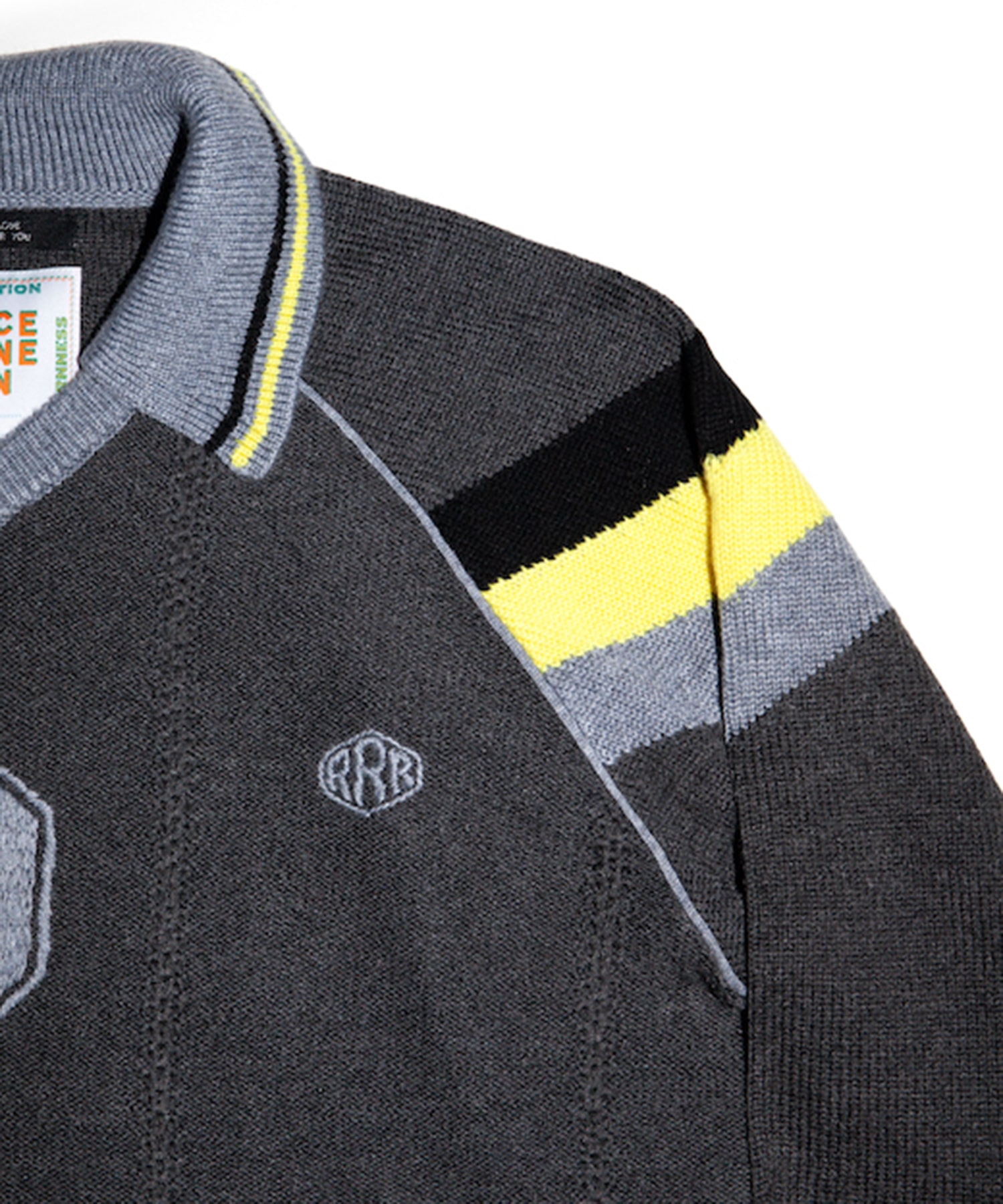 KNIT GAME SHIRT RICE NINE TEN