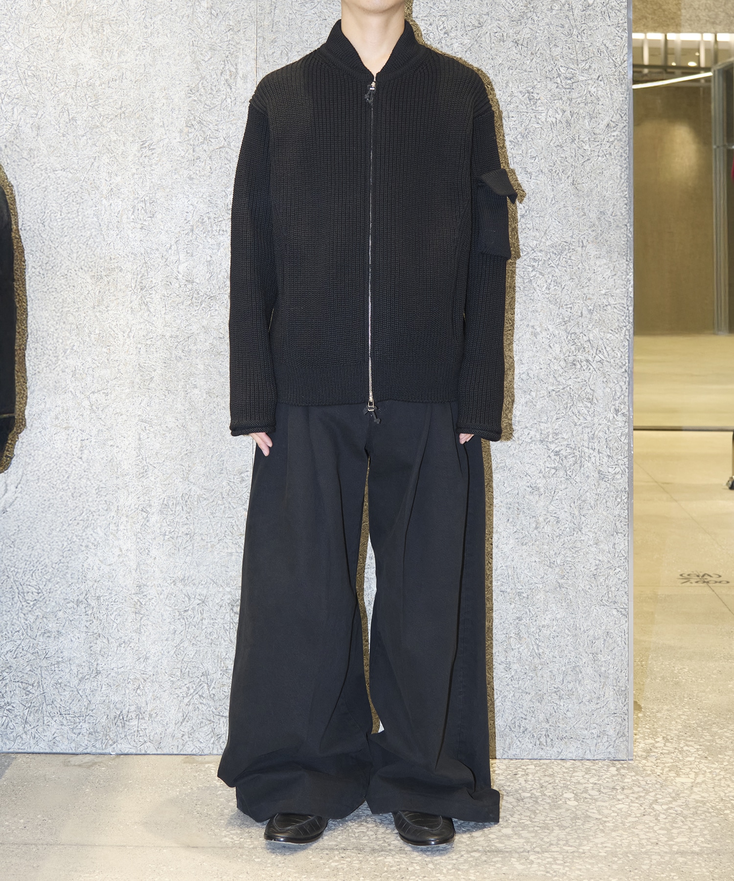 Bomber Rib Sweater soe