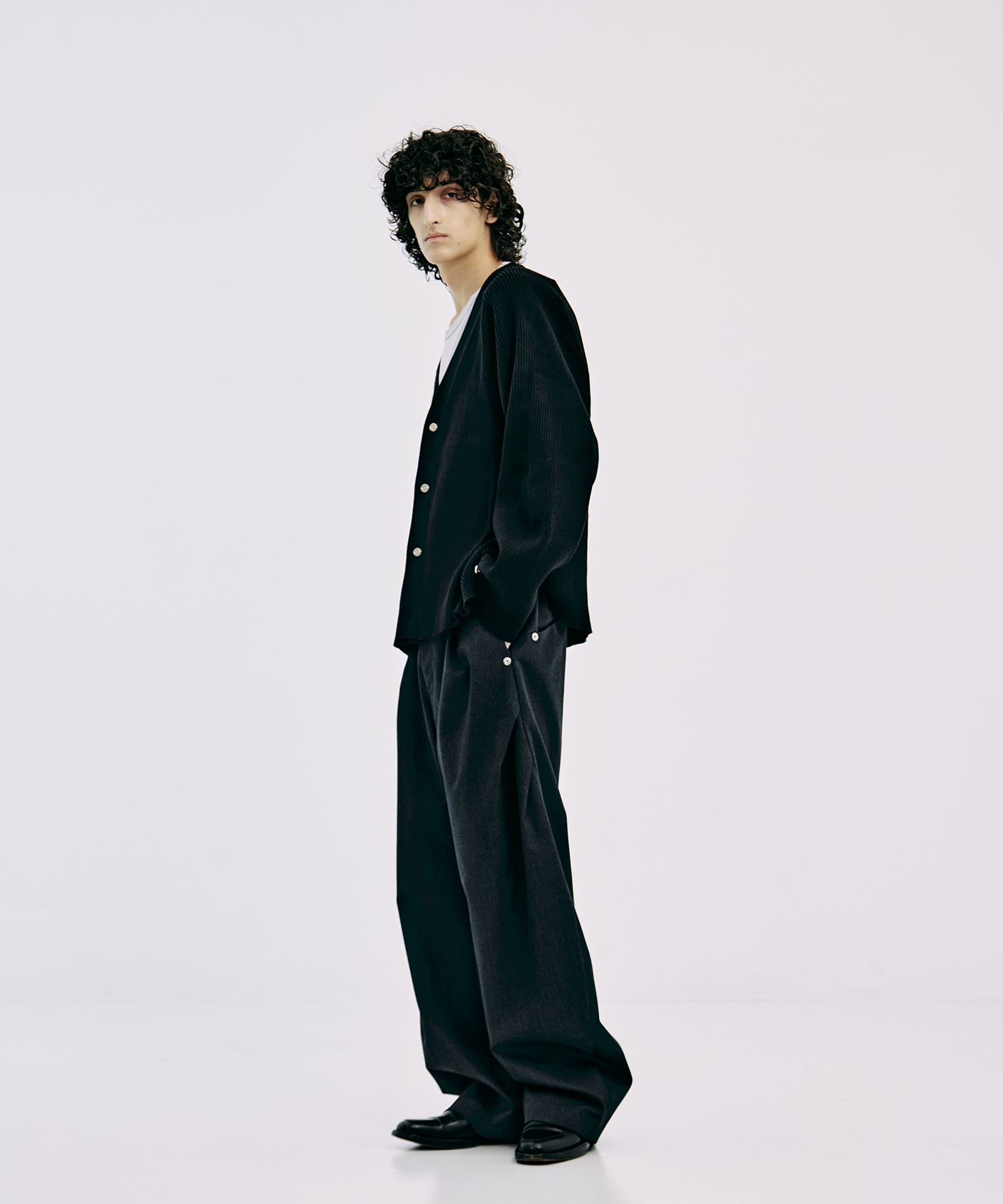RIB OVER SIZE CARDIGAN CONZ