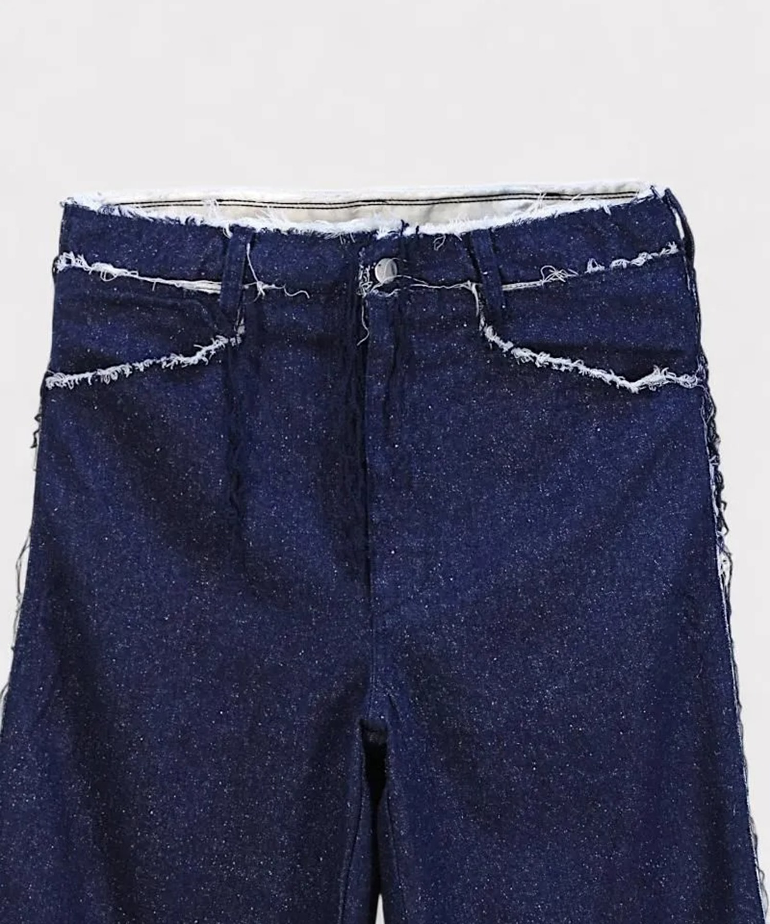 SILK DENIM PANTS Midorikawa