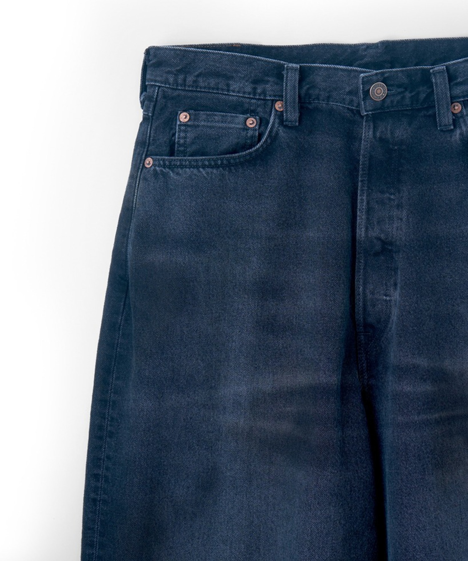 FRESH MAN DENIM WIDE PANTS by EDWIN USED refomed
