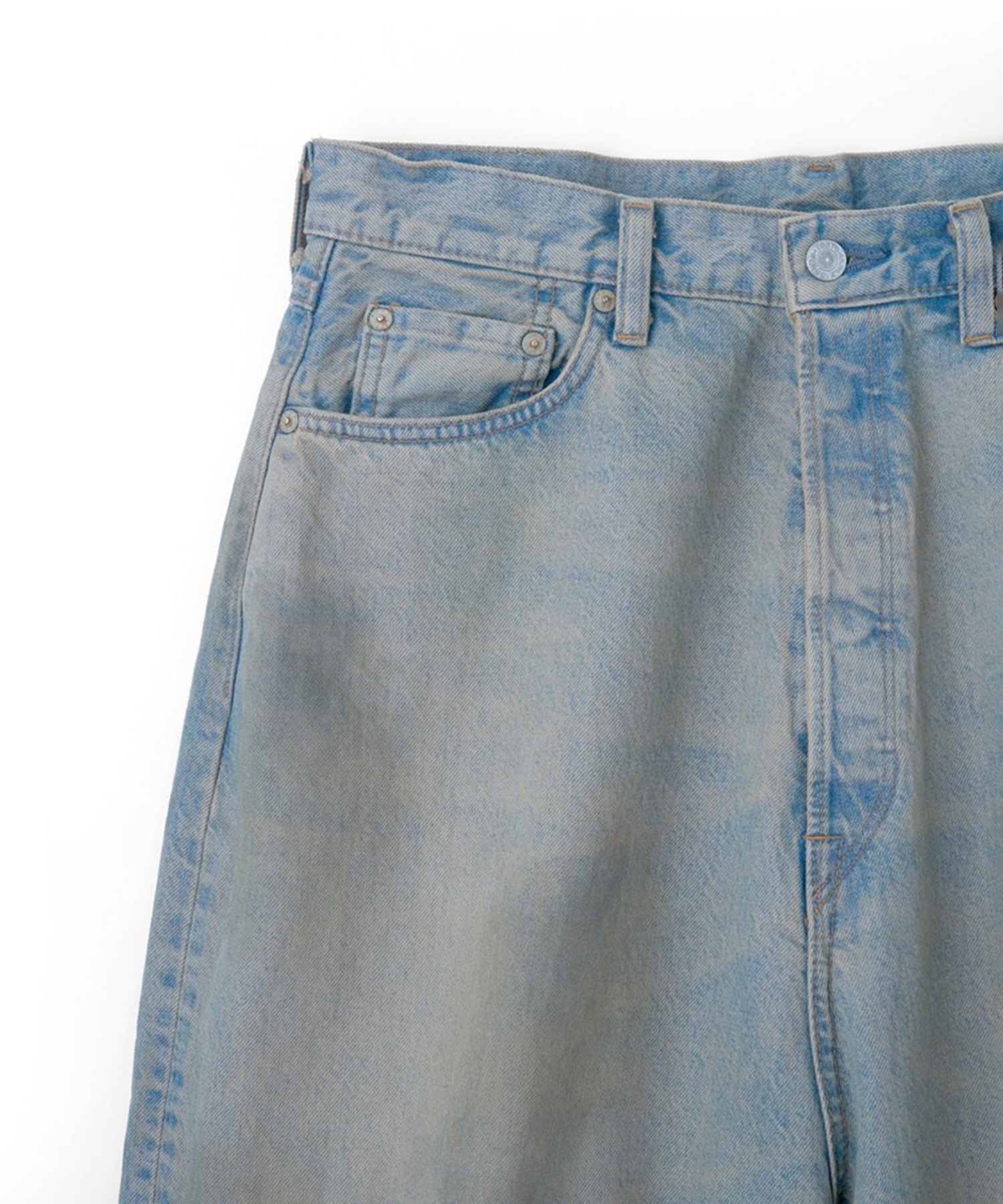 FRESH MAN DENIM WIDE PANTS by EDWIN USED refomed