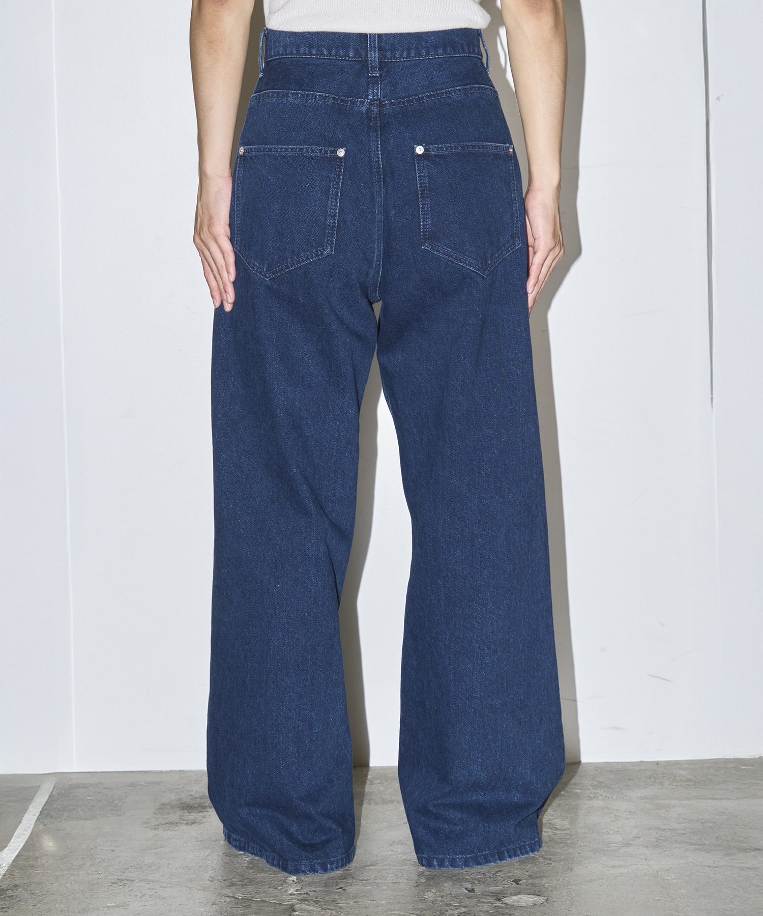 Tucked Denim Jeans Nomat