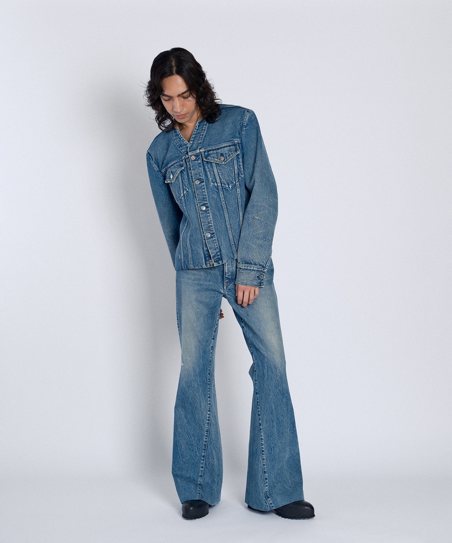 FLARE JEAN TROUSERS TANAKA