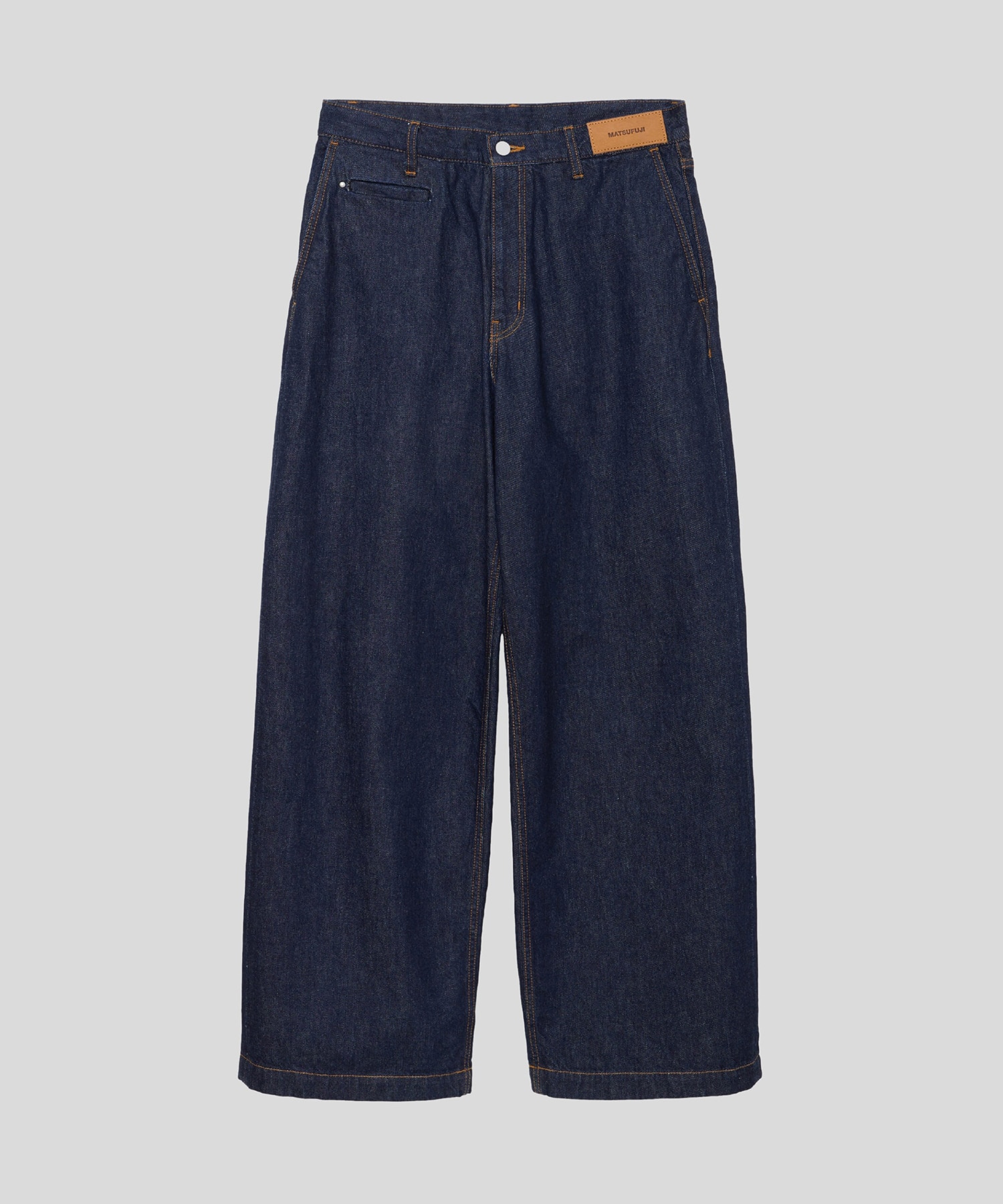 Wide Denim Trpusers MATSUFUJI
