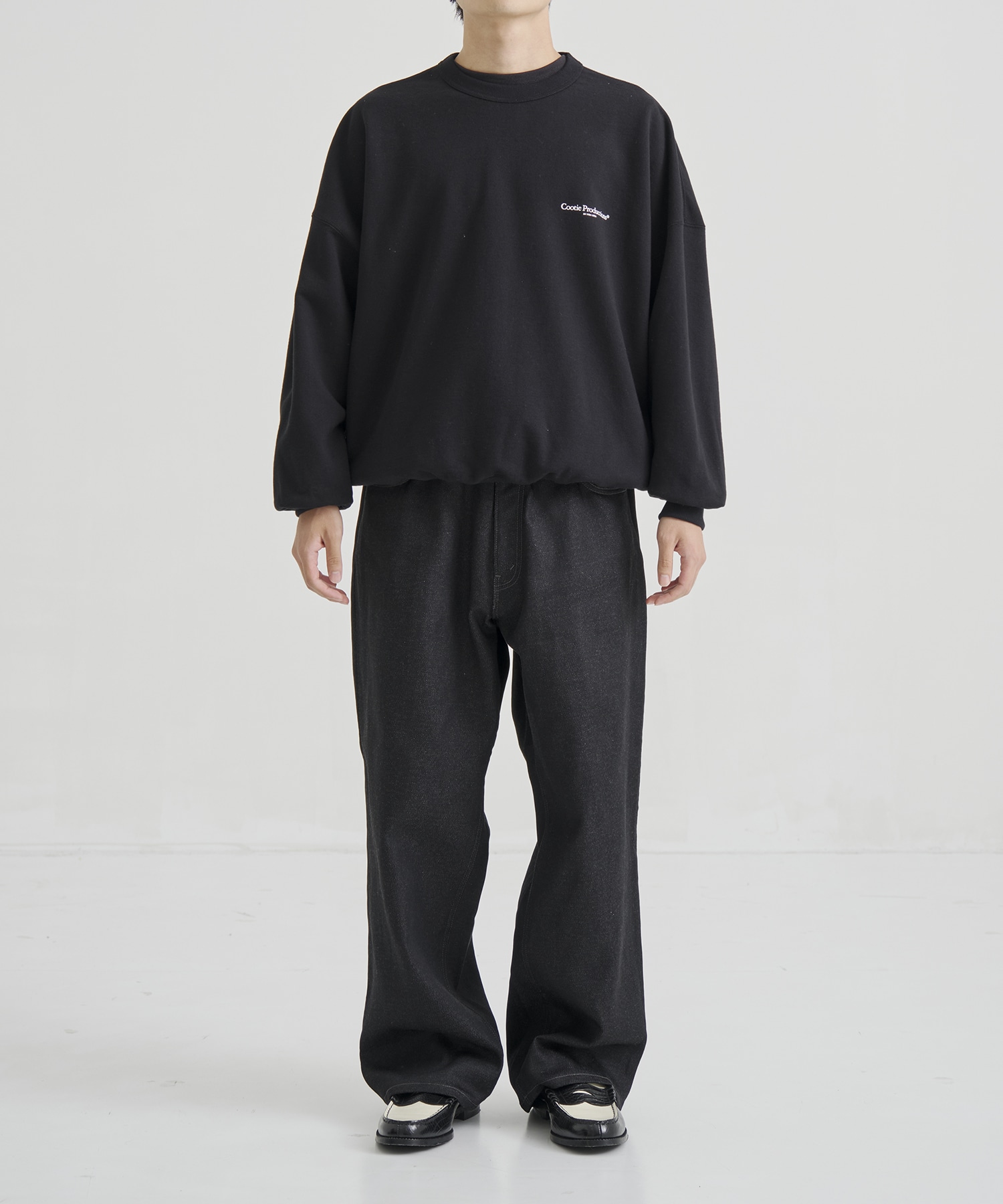 Reverse Loop Denim 5 Pocket Baggy Easy Pants COOTIE PRODUCTIONS