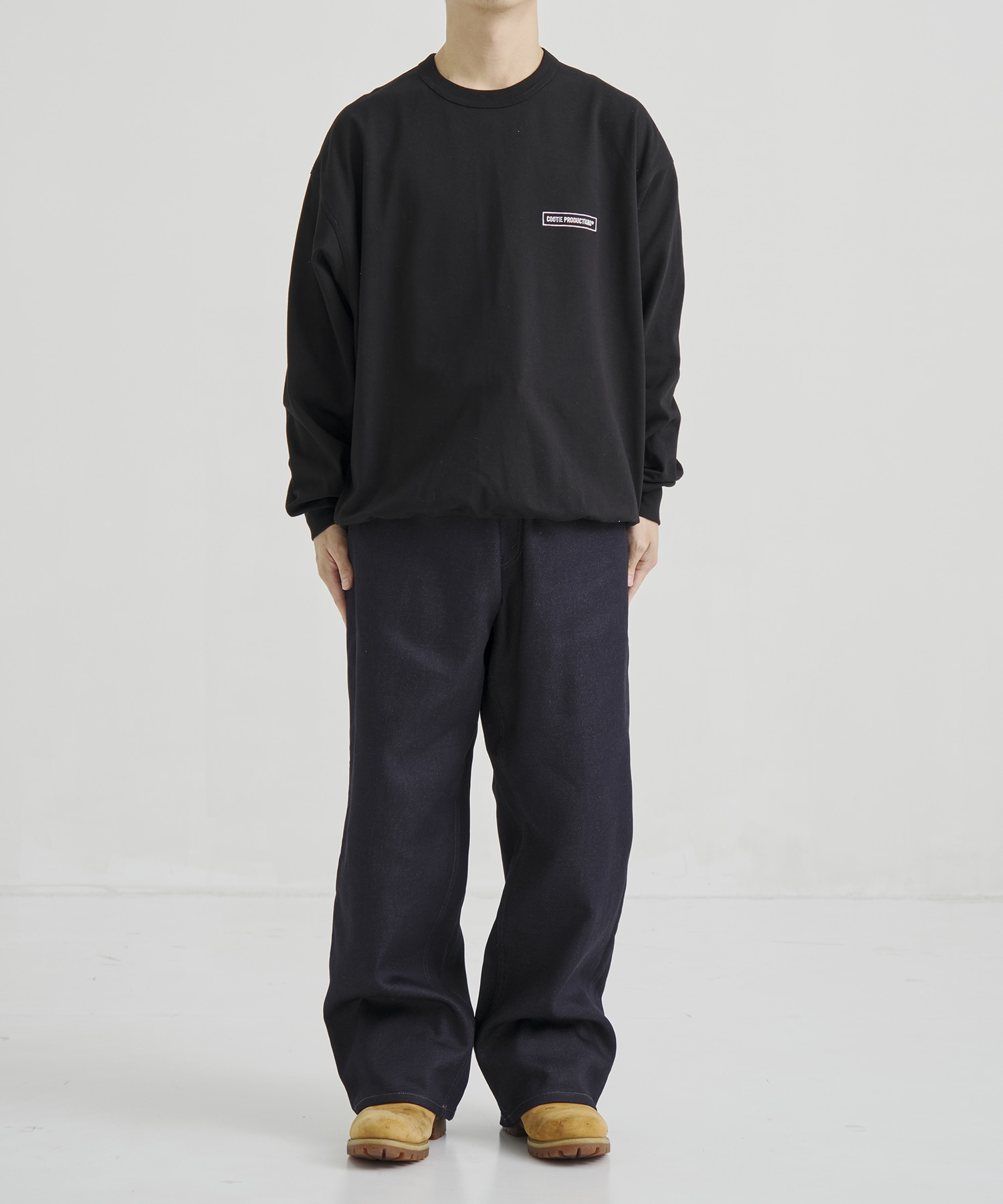 Reverse Loop Denim 5 Pocket Baggy Easy Pants COOTIE PRODUCTIONS