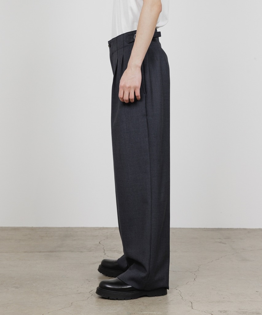 TWO TUCK MILITARY TROUSERS MARKAWARE/marka