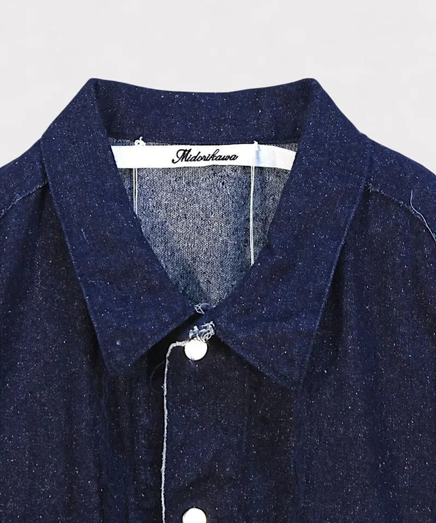 SILK DENIM JACKET Midorikawa