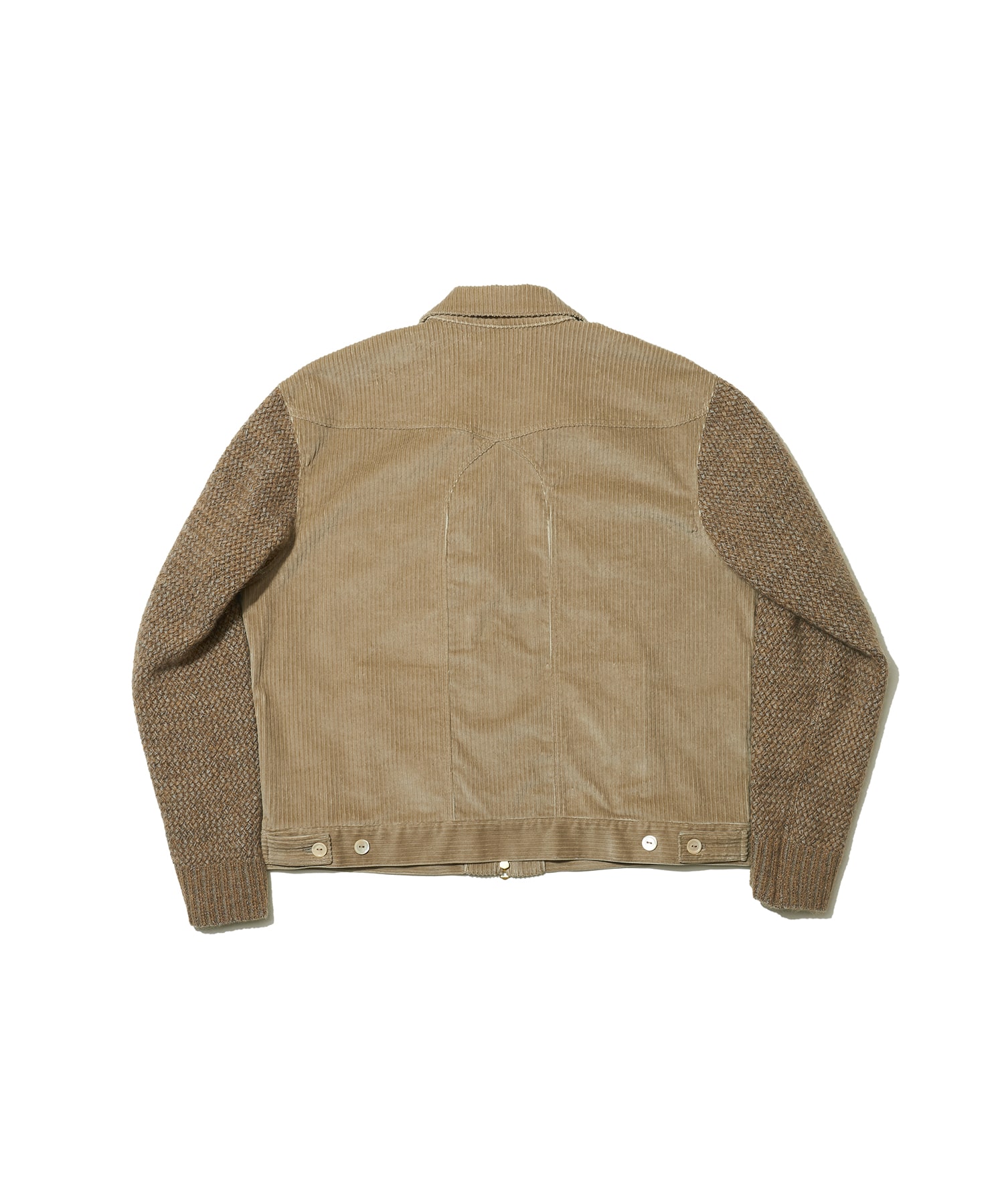 KNIT DOCKING WORK BLOUSON STEAF