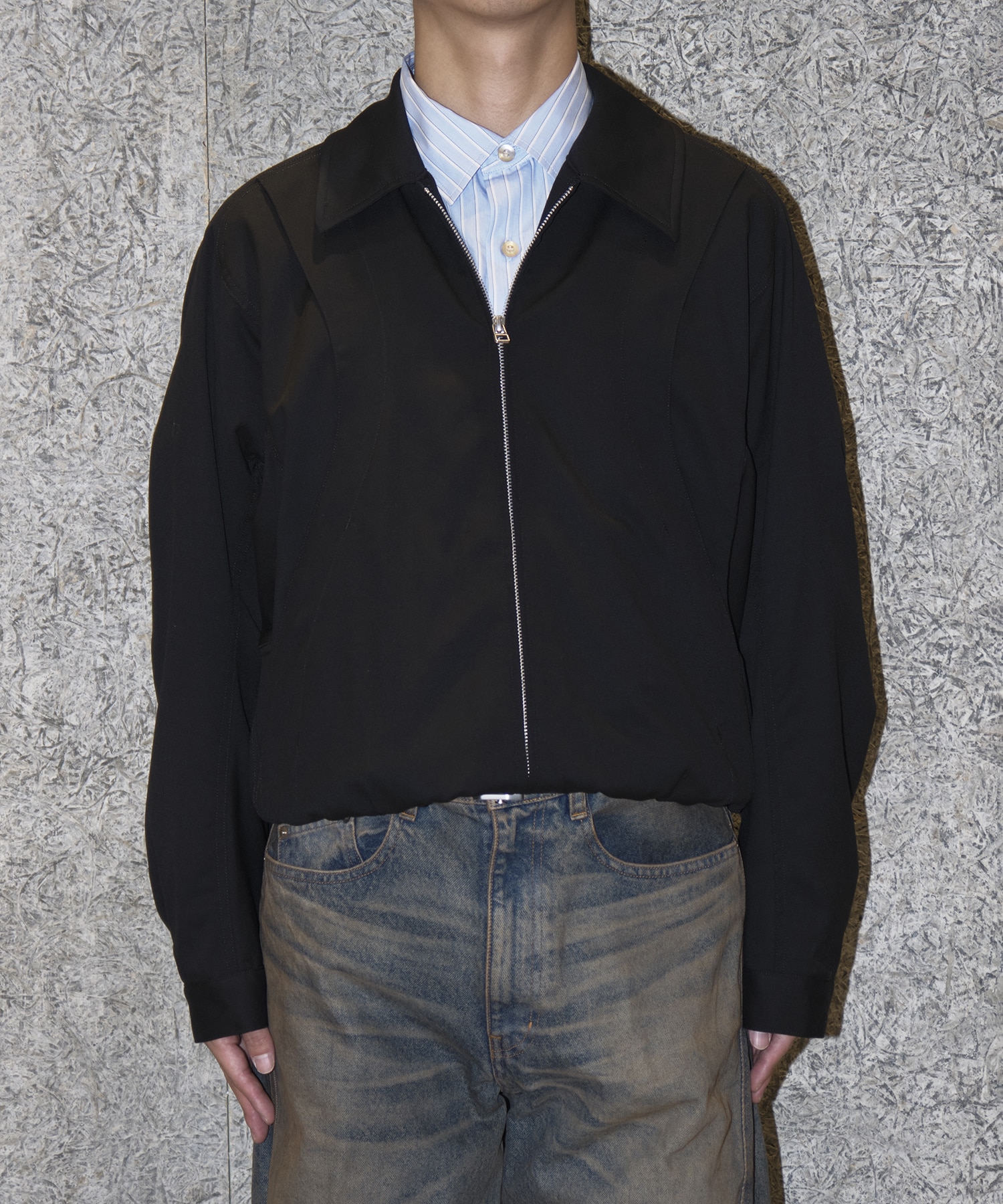 別注 wool utility jacket NVRFRGT
