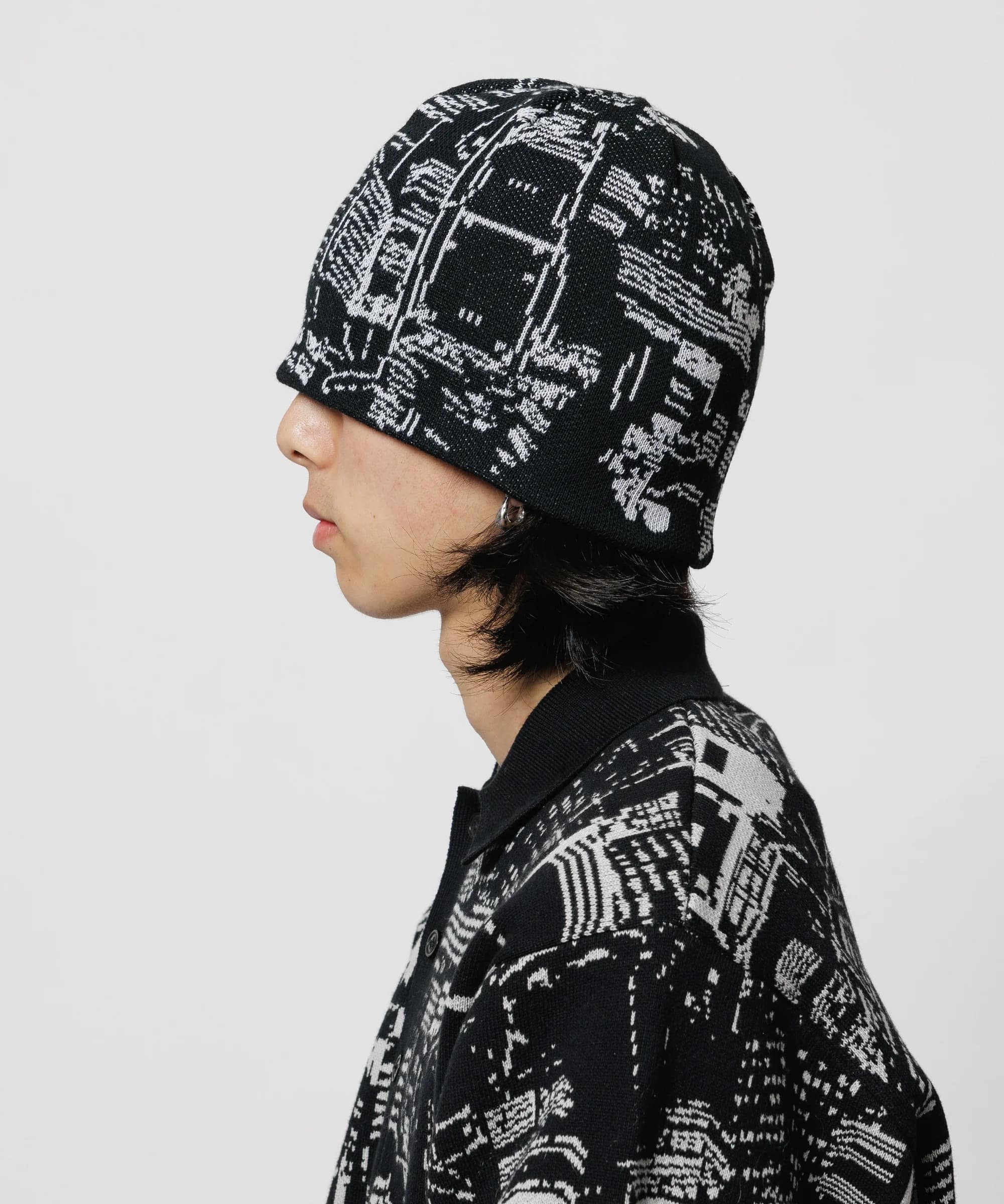BUILDING KNIT BEANIE F-LAGSTUF-F