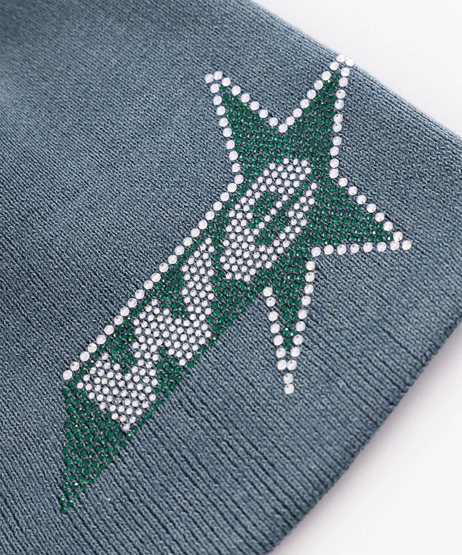 Rhinestone WE Star Logo Beanie WOKE EDGE