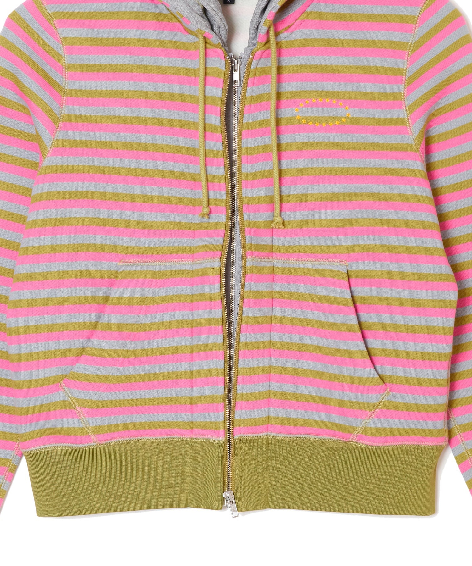 DOUBLE LAYERD ZIP UP HOODIE AFB