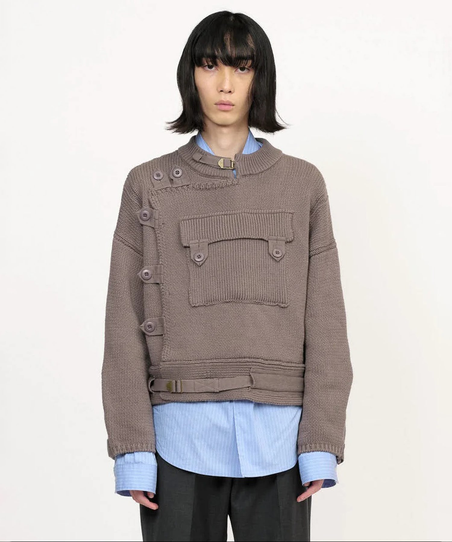 MOTORCYCLE KNIT JACKET GOAT ESSENCE