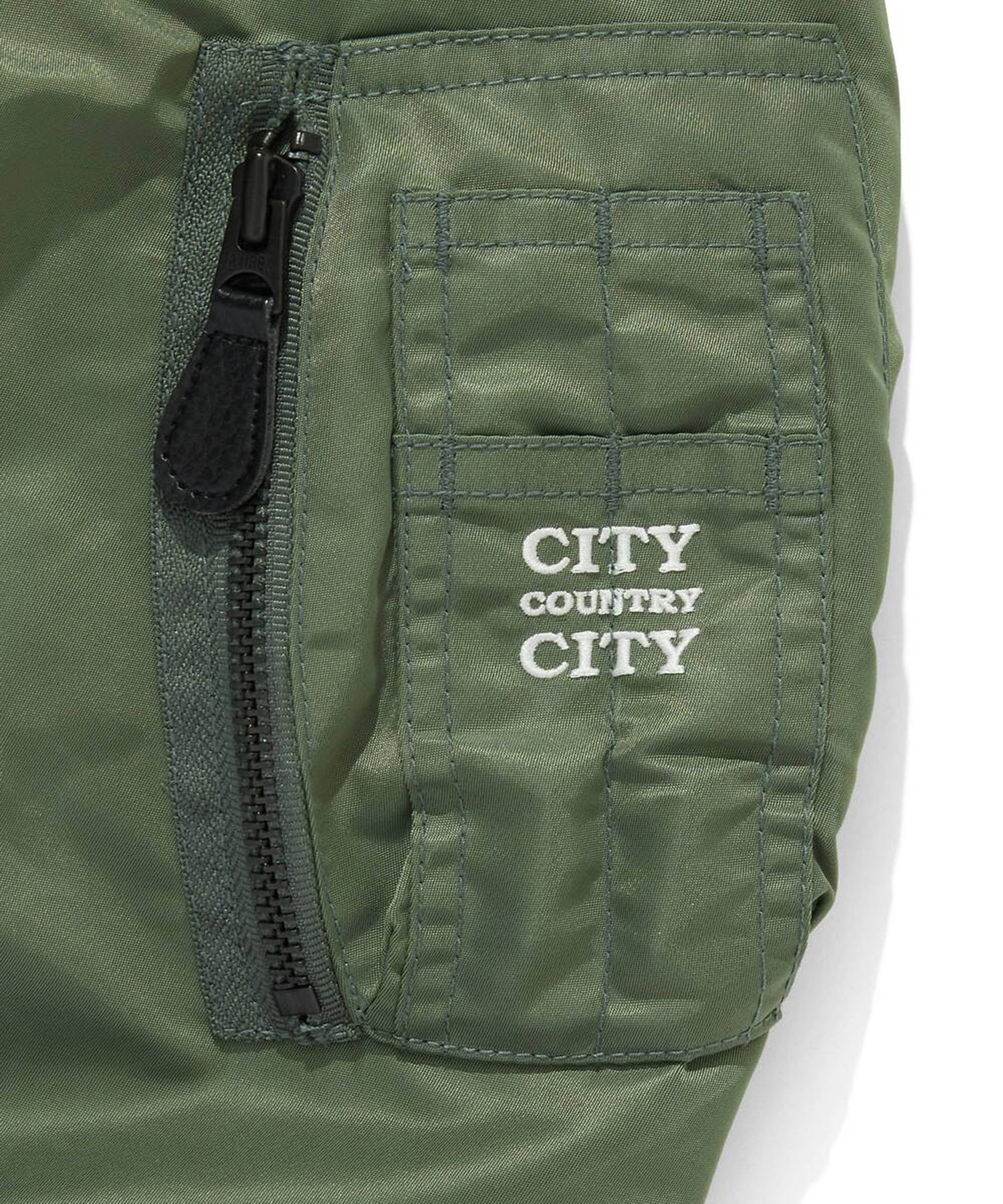 CITY COUNTRY CITY×AVIREX APPLIQUE LOGO MA-1 CITY COUNTRY CITY