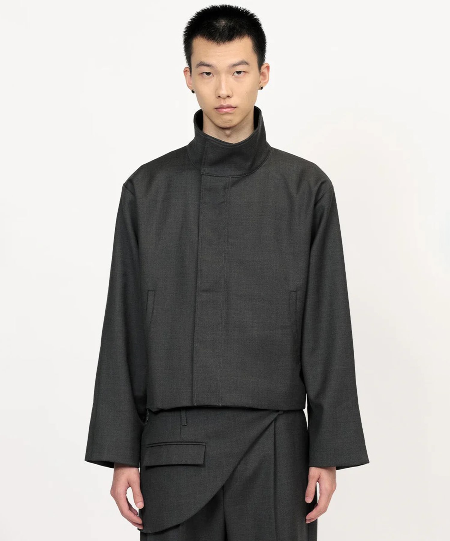 STAND COLLAR JACKET GOAT ESSENCE