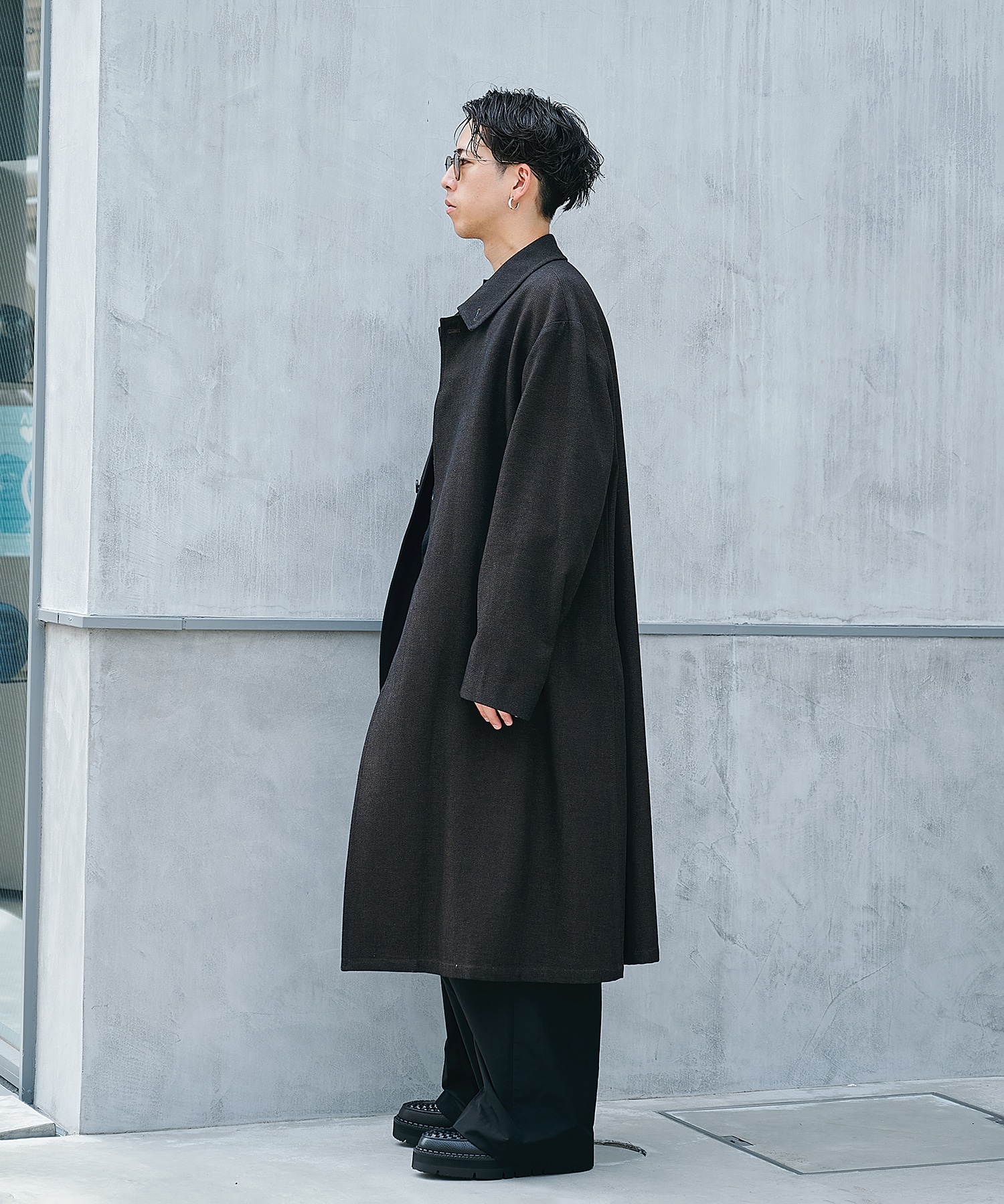 COTTON WOOL Soutien Collar Coat Nomat