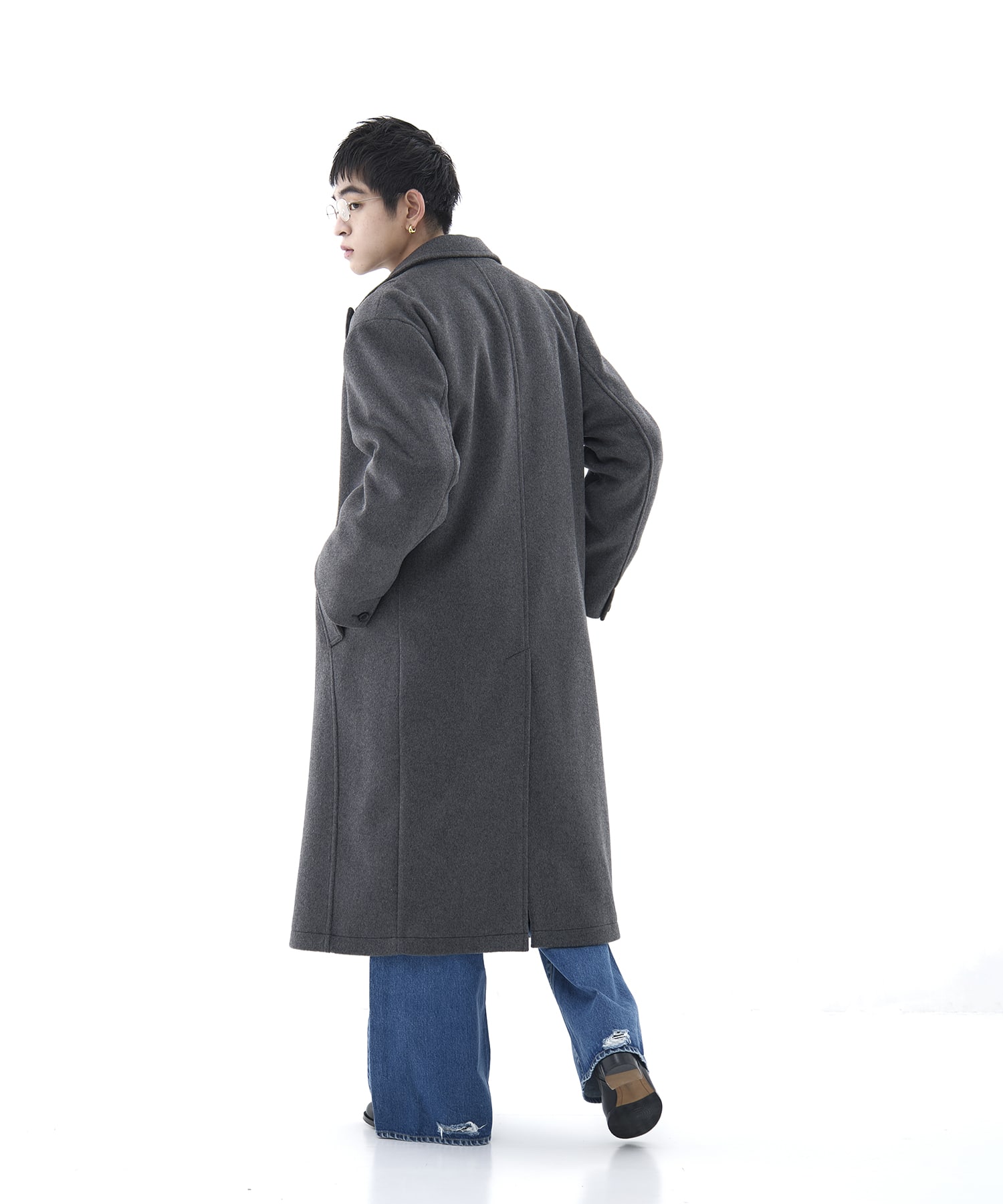 DOUBLE BREASTED CHESTER COAT CONZ