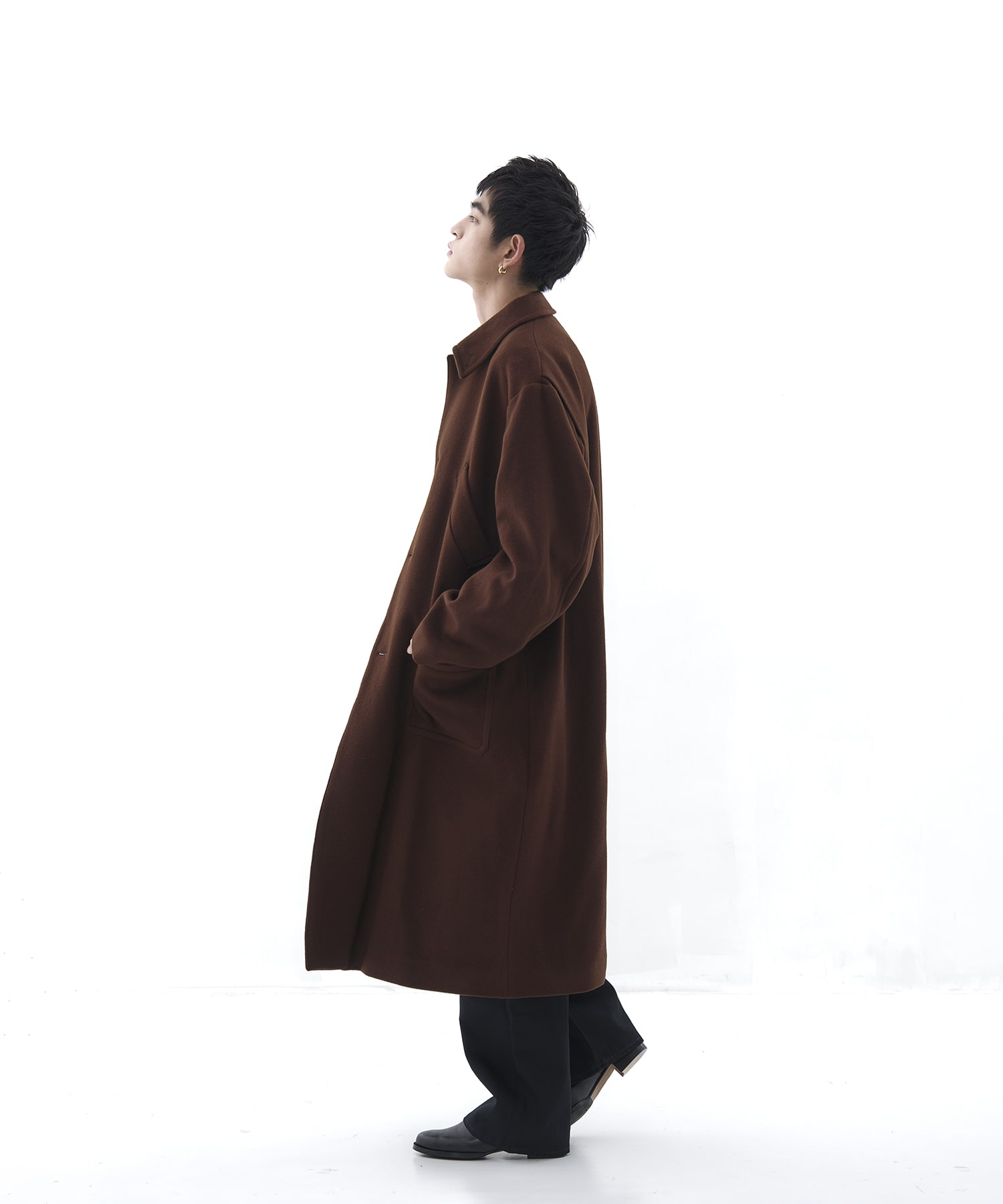 Bal Collar Wool Coat × CONZ MATSUFUJI