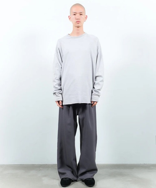 WIDE ONE TUCK STRAIGHT PANTS JieDa