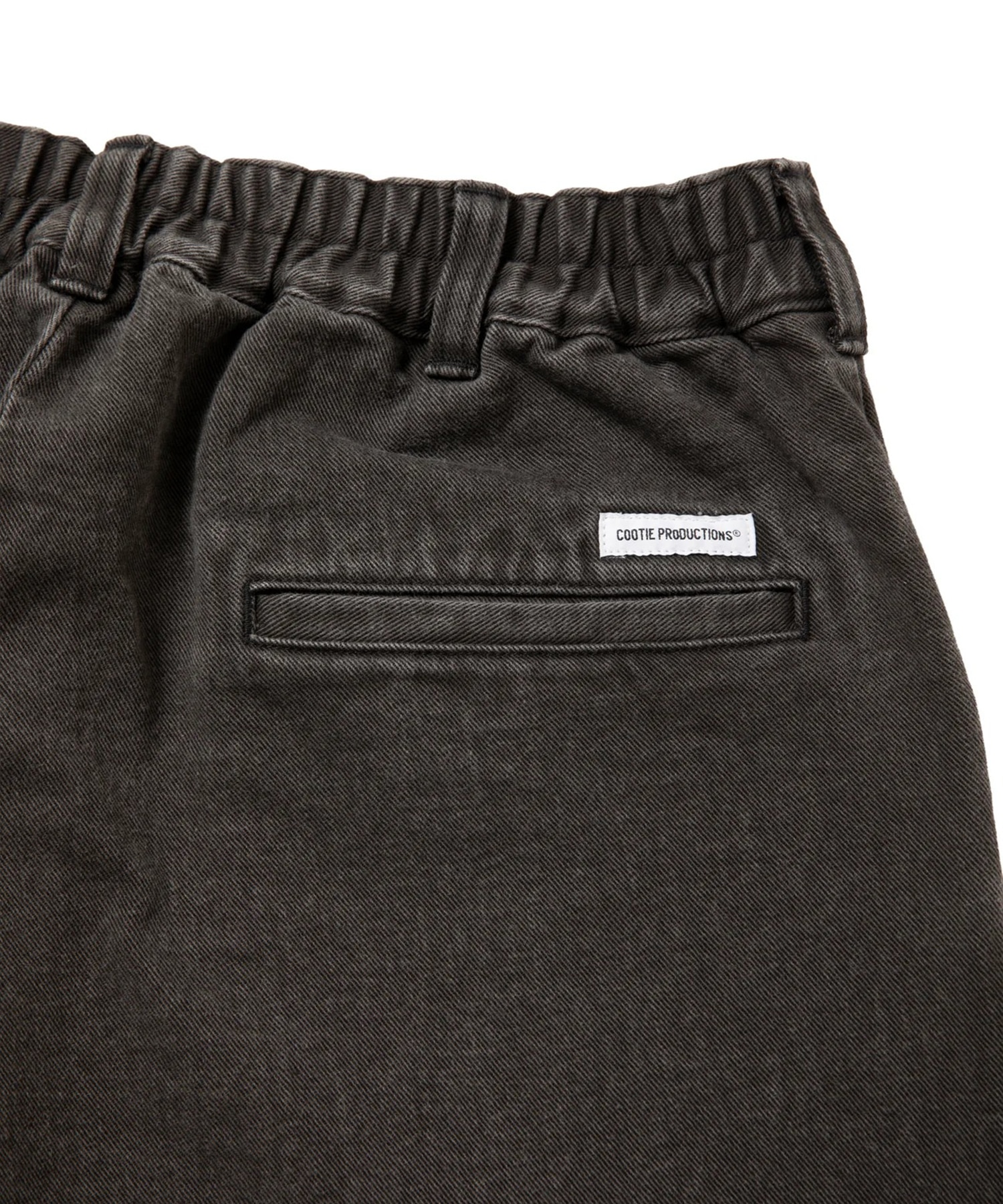 Color Denim Square Leg Easy Trousers 