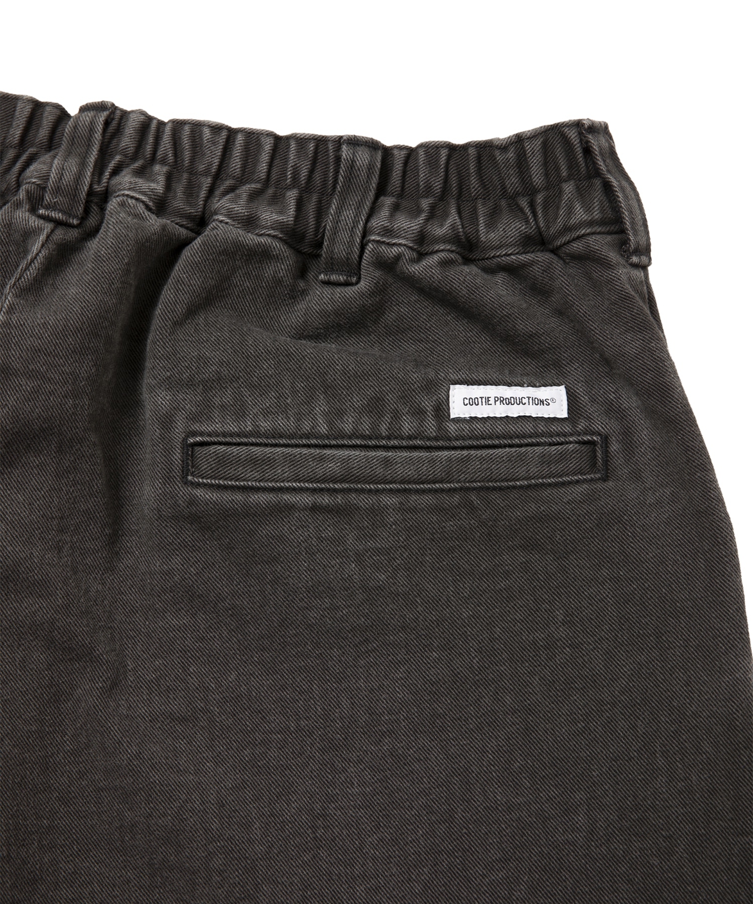 Color Denim Square Leg Easy Trousers 