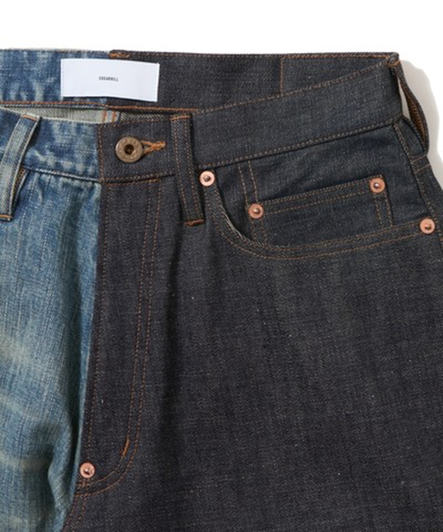 HALF AGED MODERN DENIM WIDE CUT SUGARHILL