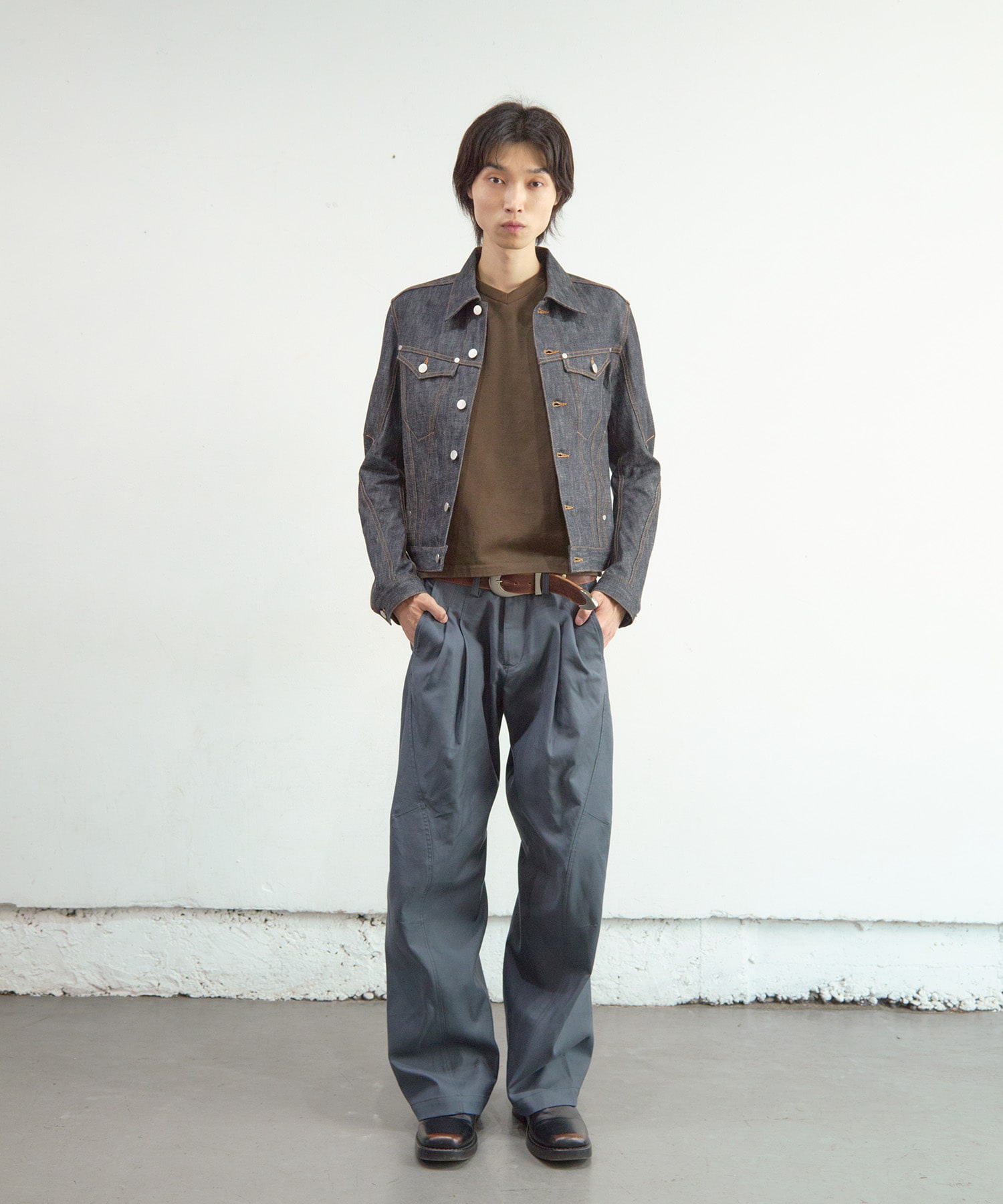 DENIM TRUCKER JACKET NVRFRGT