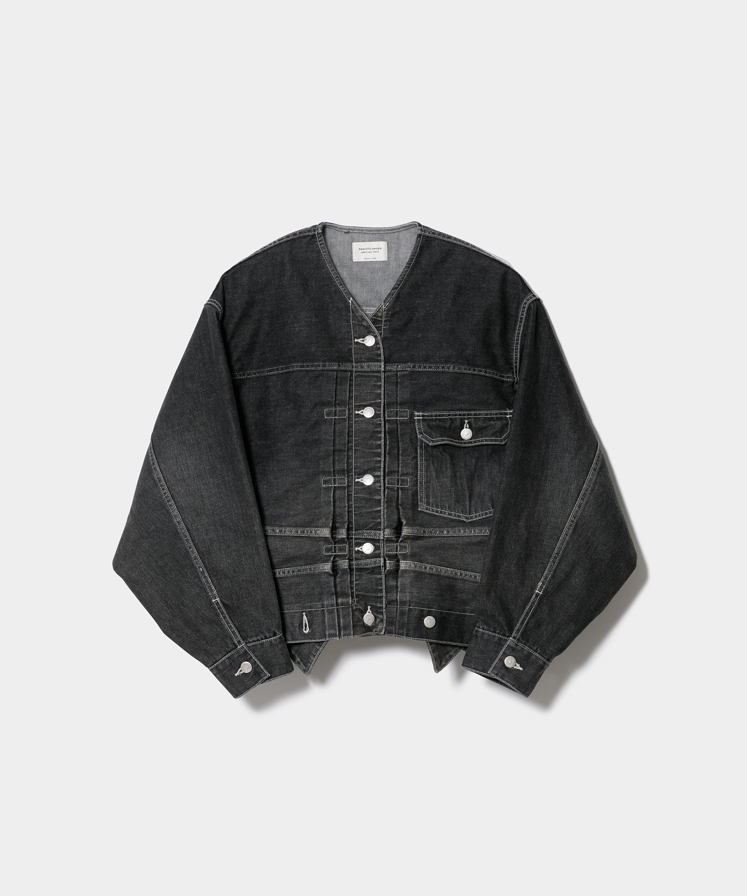 double-end selvedge blouson gradation beautiful people