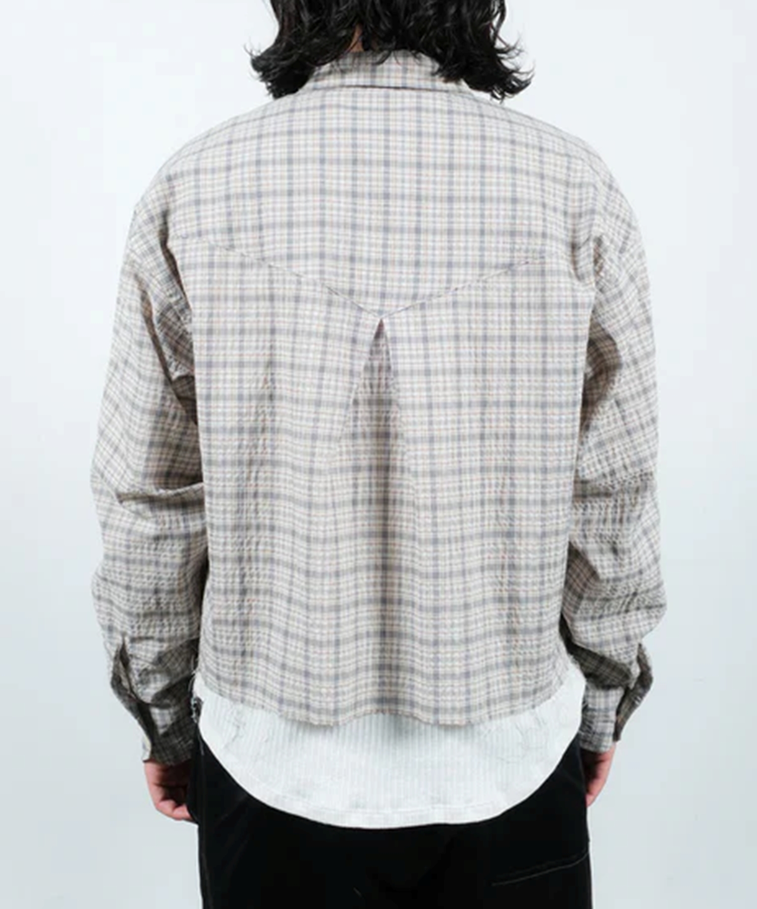 SEERSUCKER SHORT SHIRT JieDa