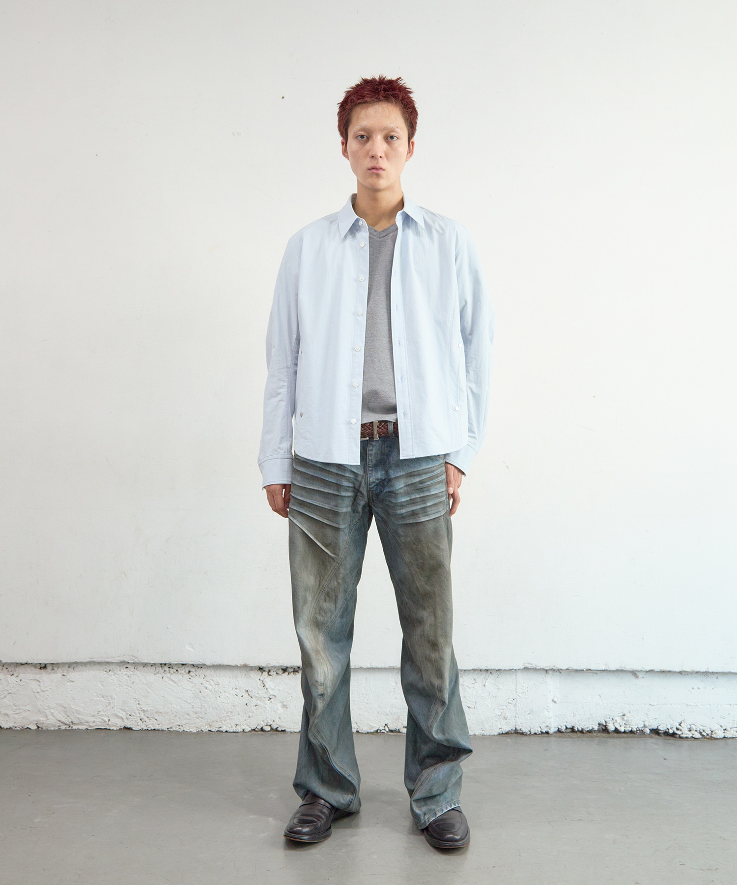 PANELLED LONG SLEEVE SHIRT NVRFRGT